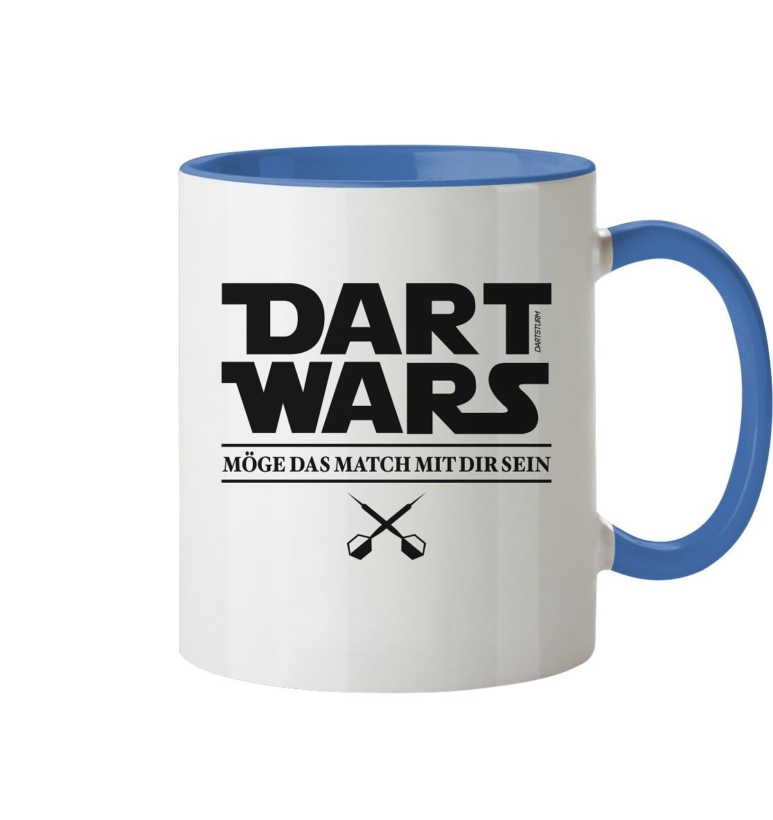 DartSturm - Dart Wars Schwarz - Tasse zweifarbig DartSturm - Dart Wars Schwarz - Tasse zweifarbig