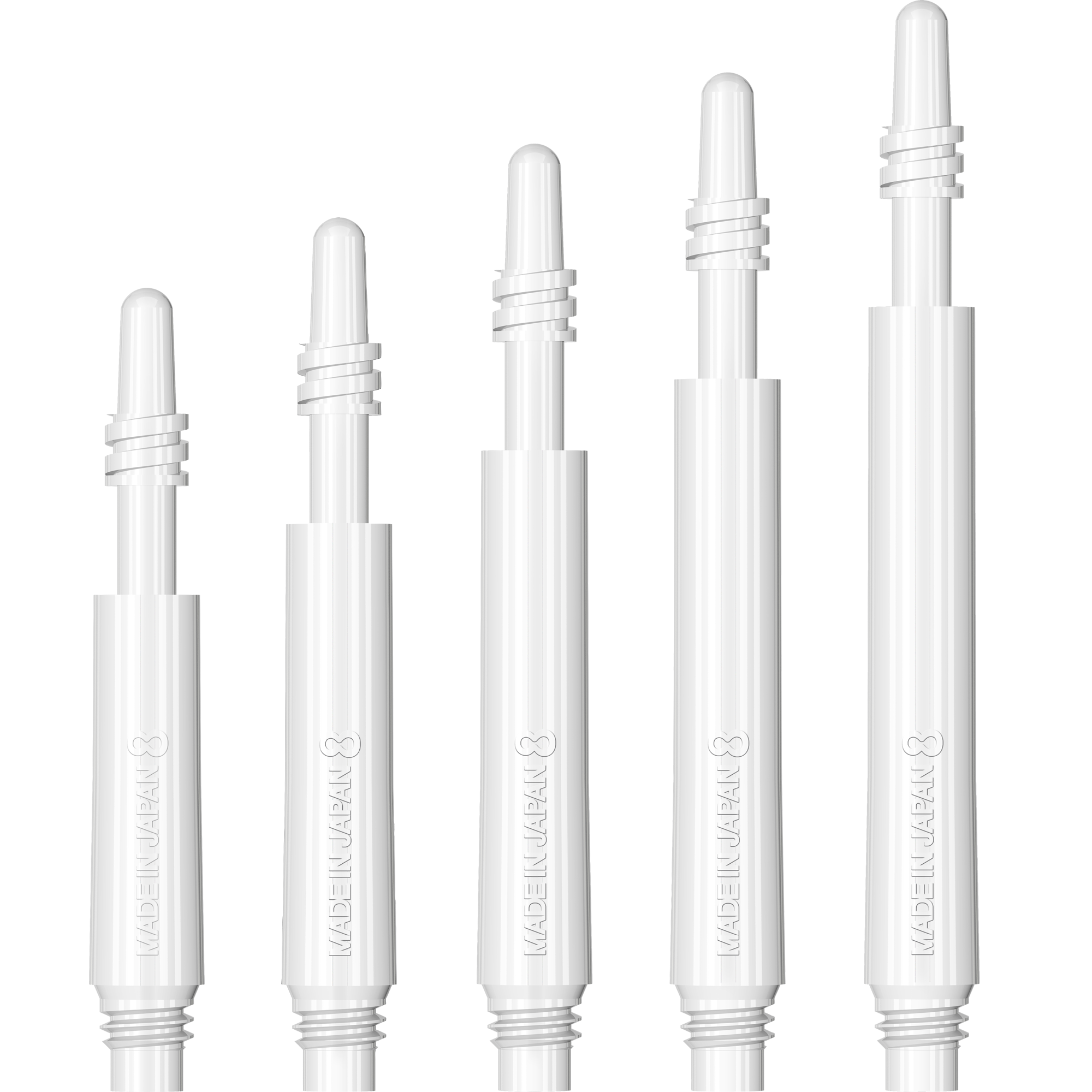 8 Flight - Regular Spin Shaft - Weiß