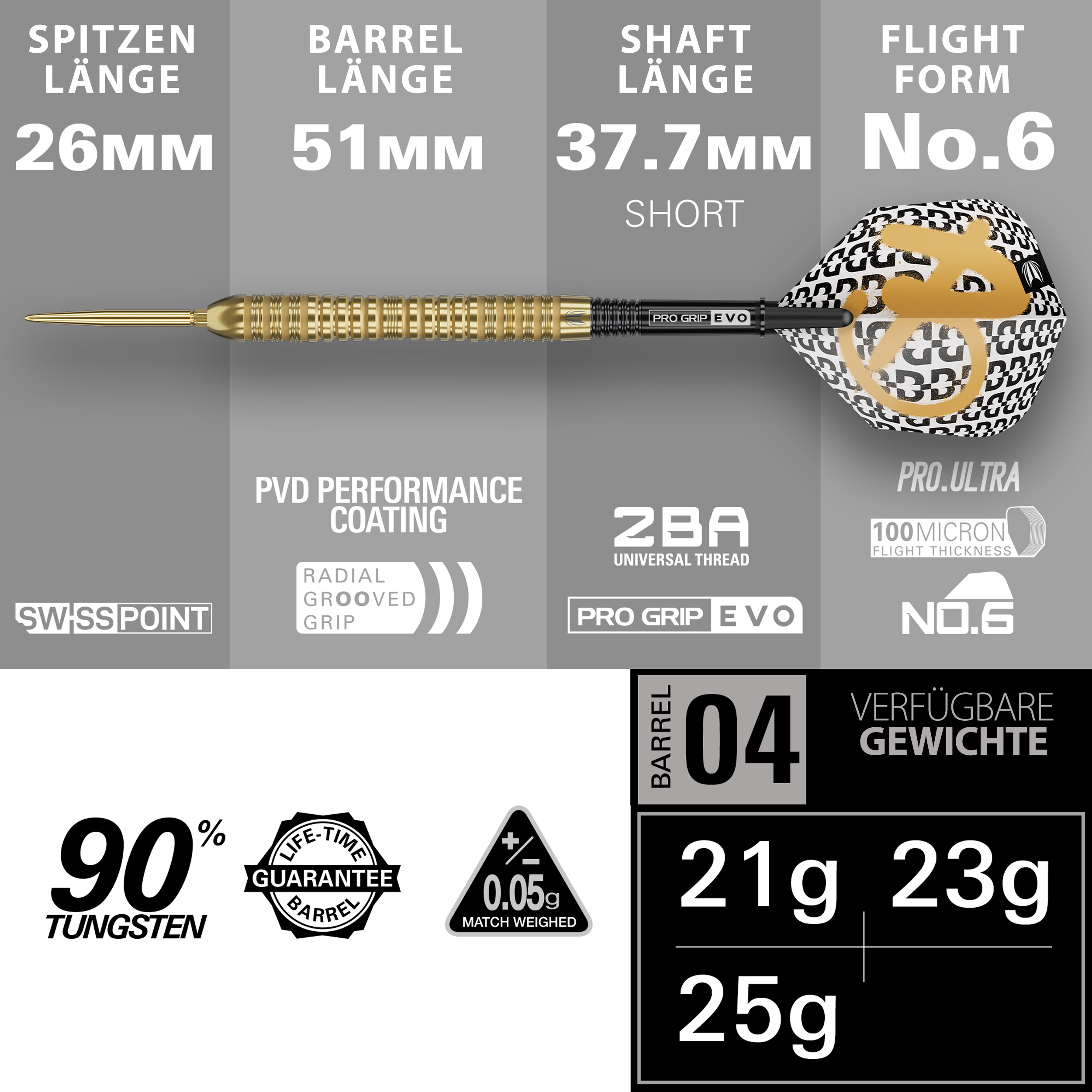 Target - Swiss Point - Bolide Envy 04 - Steeldart