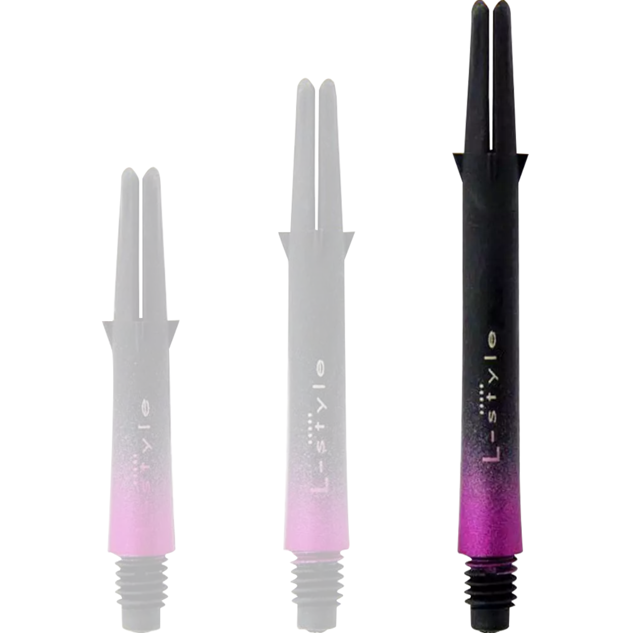 L-Style - Carbon L-Shaft Lock Straight TwoTone - Pink L-Style - Carbon L-Shaft Lock Straight TwoTone - Pink