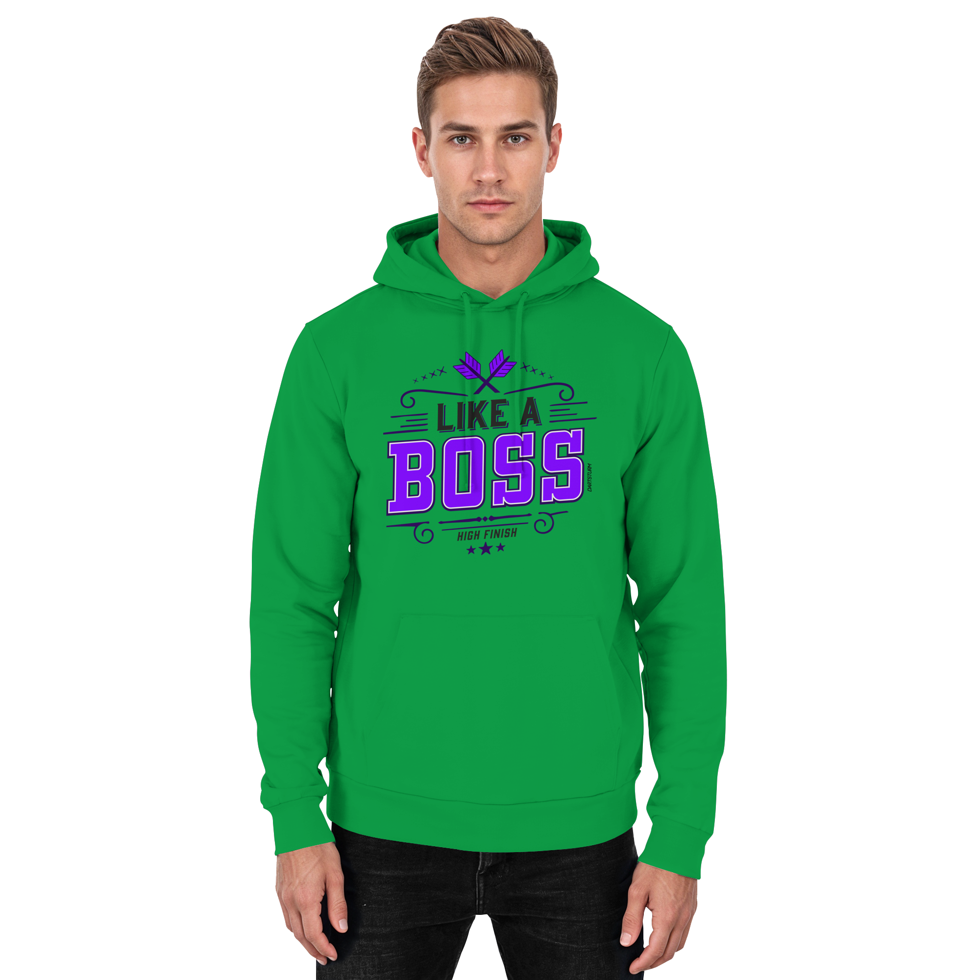 DartSturm - Like a Boss Purple - Basic Unisex Hoodie