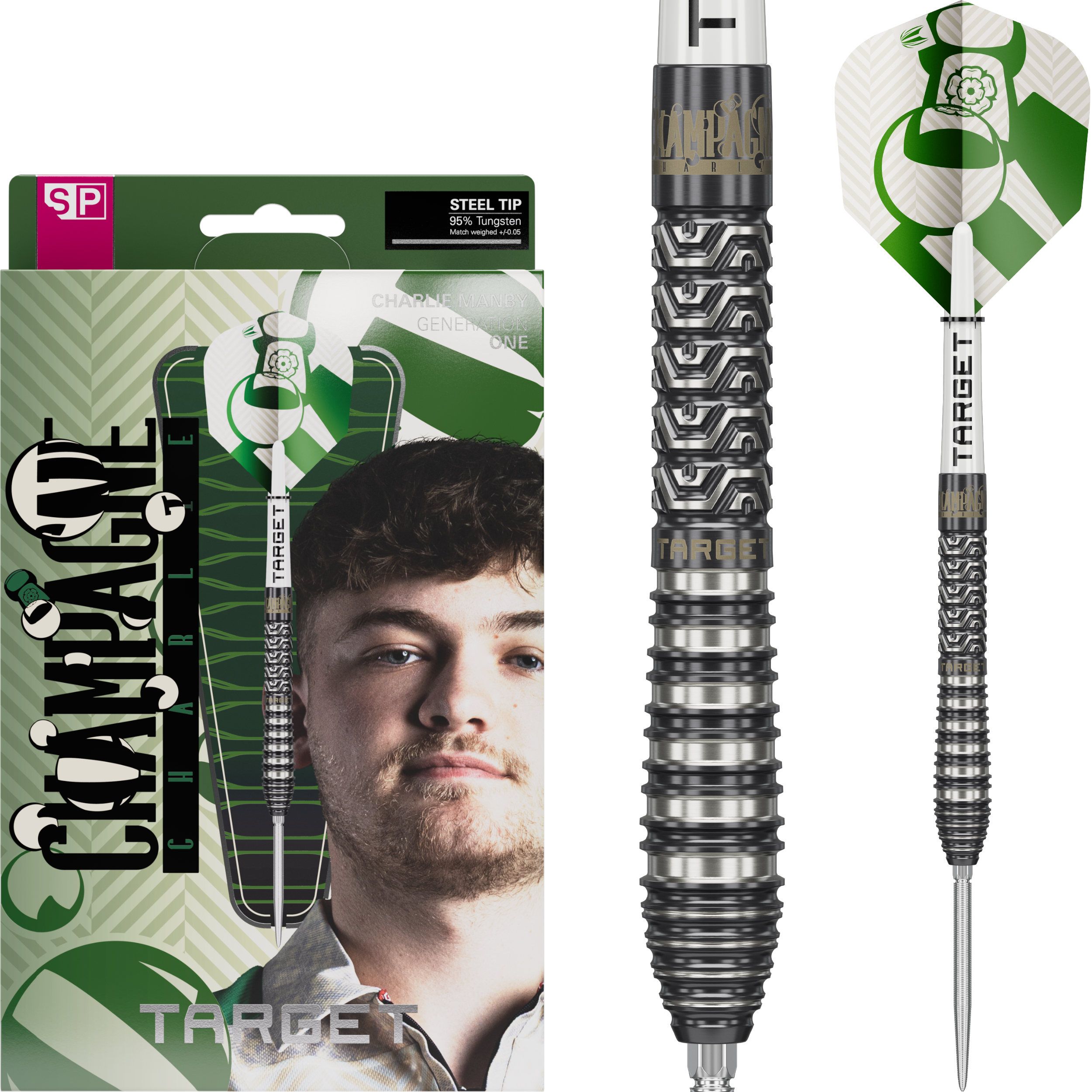 Target - Swiss Point - Charlie Manby - Steeldart Target - Swiss Point - Charlie Manby - Steeldart