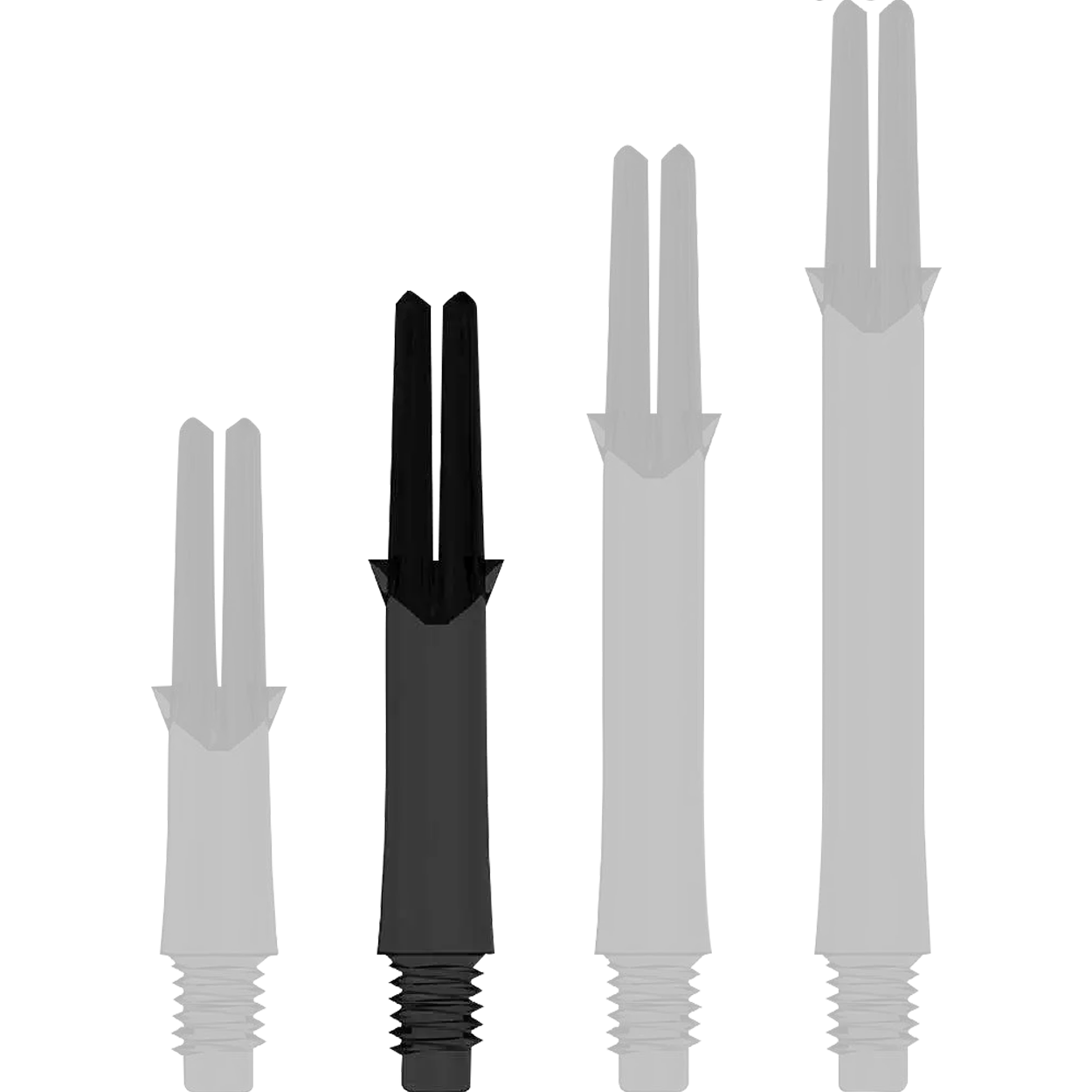 L-Style - L-Shaft Lock Straight - Schwarz Klar L-Style - L-Shaft Lock Straight - Schwarz Klar