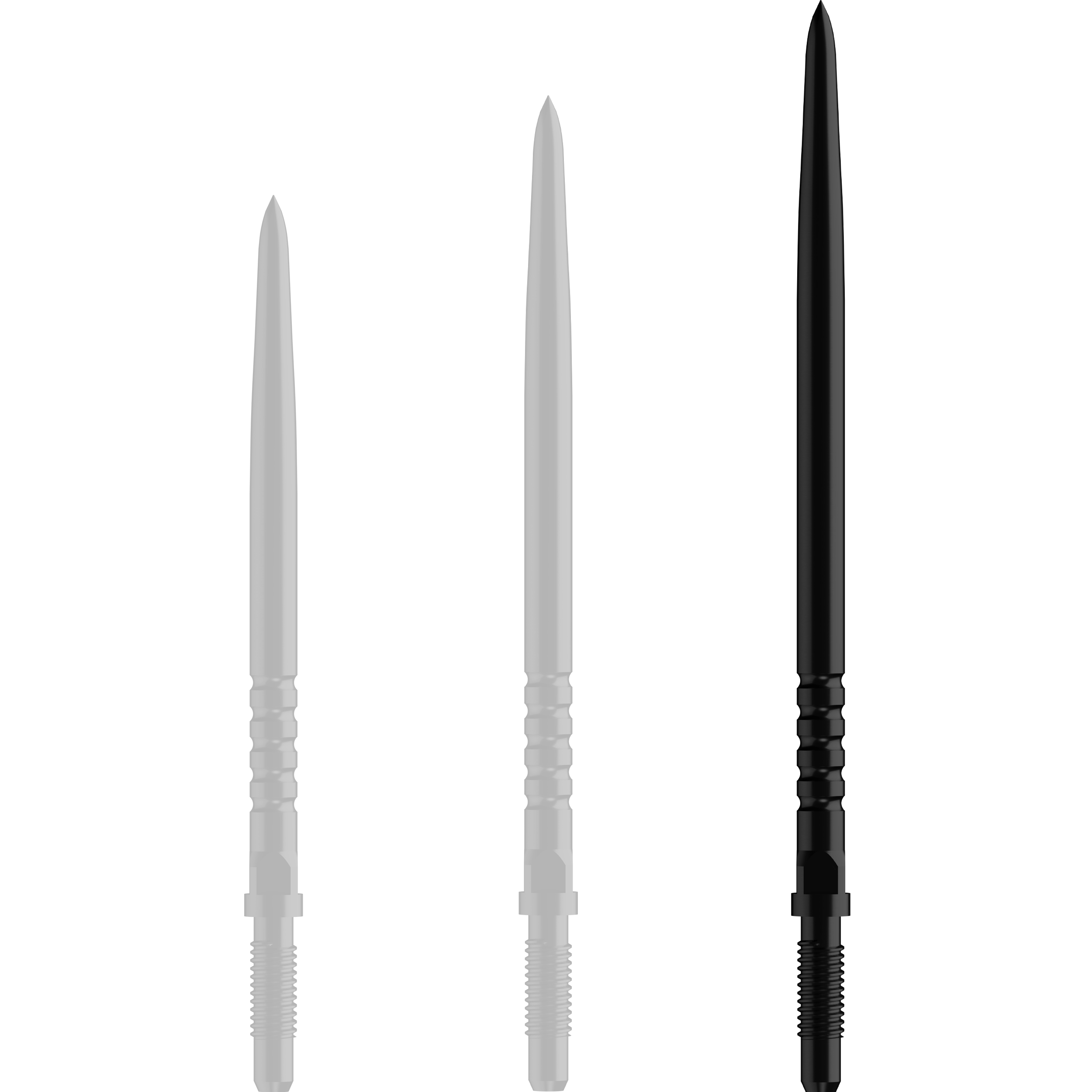 Bull's - Convertible Point Ringed Grip - Schwarz Bull's - Convertible Point Ringed Grip - Schwarz