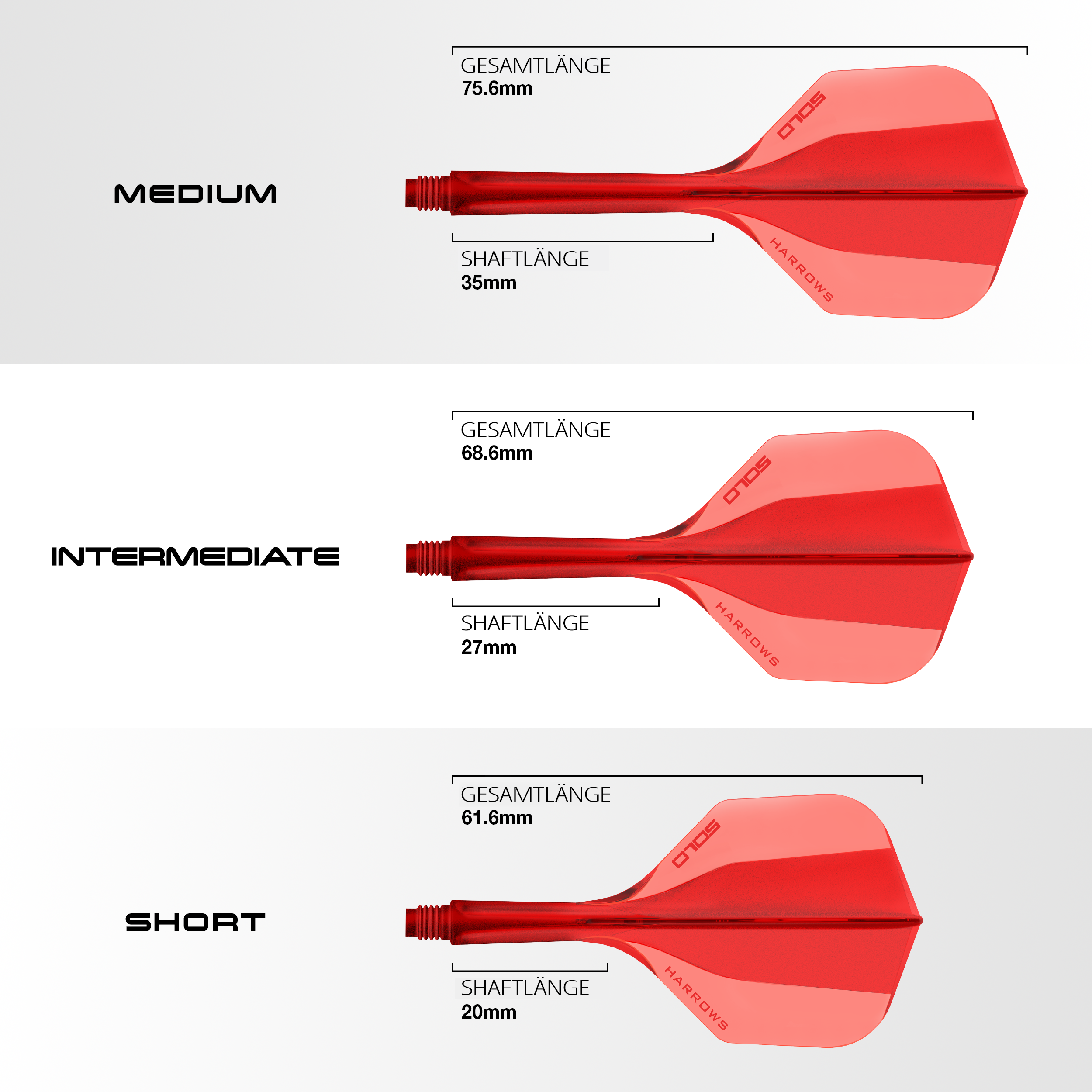 Harrows - Solo Flightsystem Rot - No6