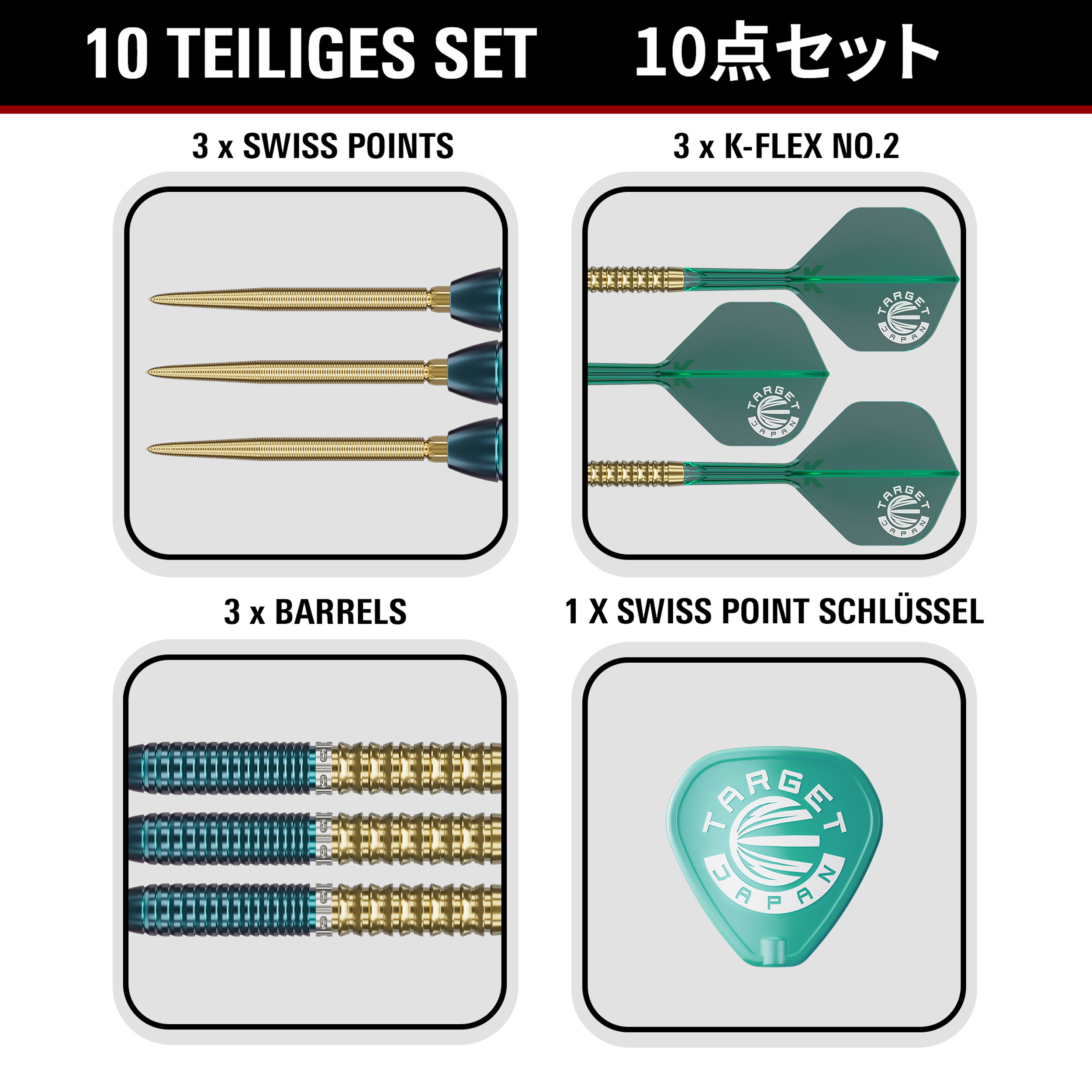 Target Japan - Swiss Point - Tung Suk GEN 2.5 - Steeldart