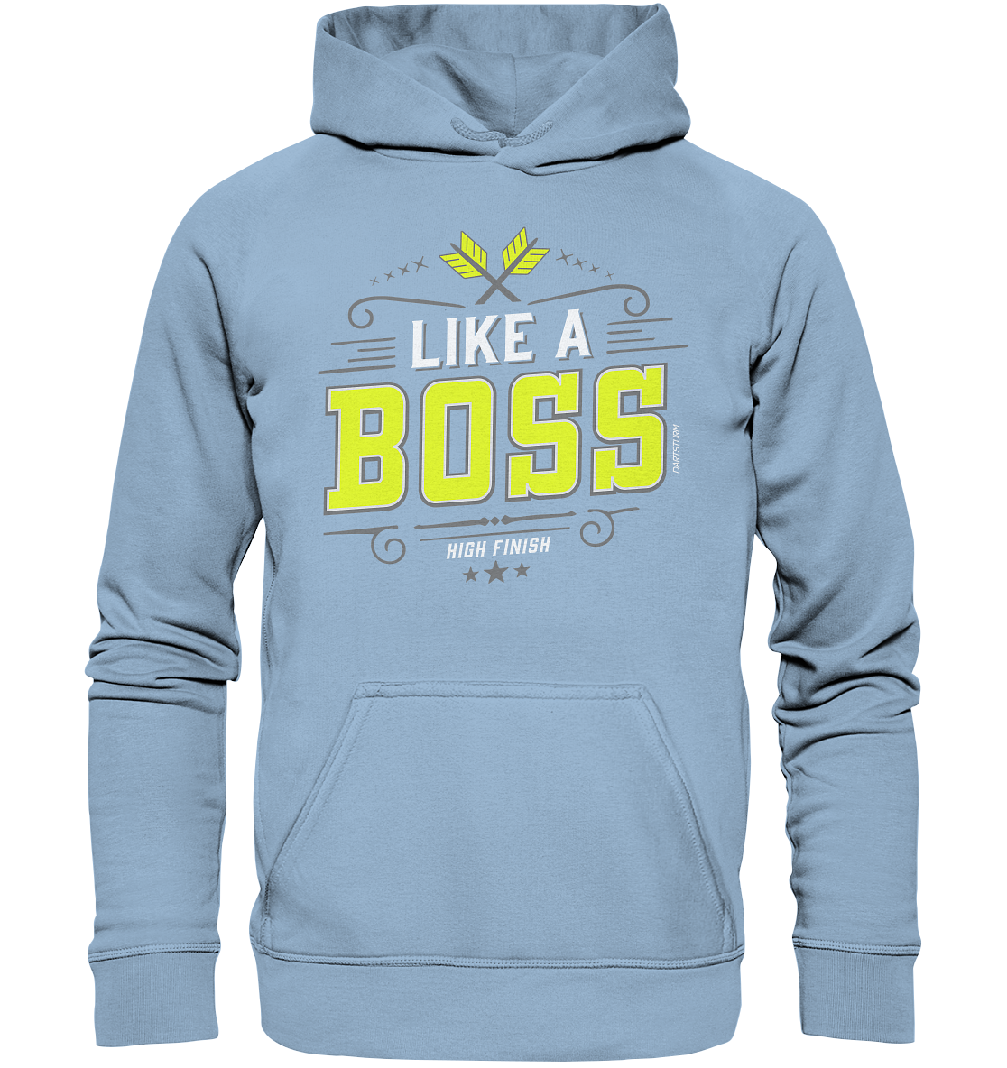 DartSturm - Like a Boss Yellow - Basic Unisex Hoodie