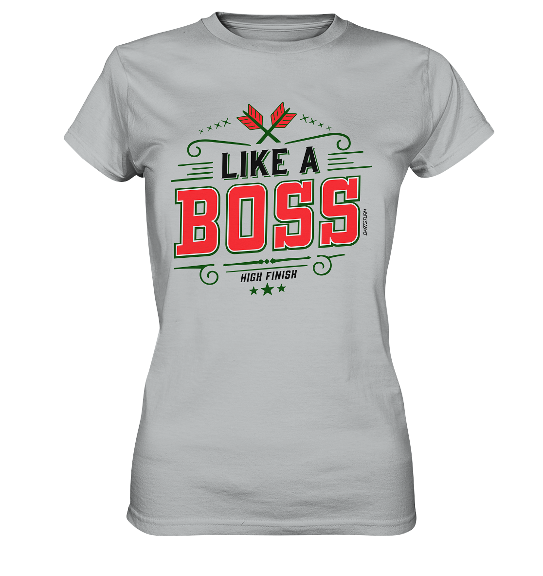 DartSturm - Like a Boss Red - Ladies Premium Shirt