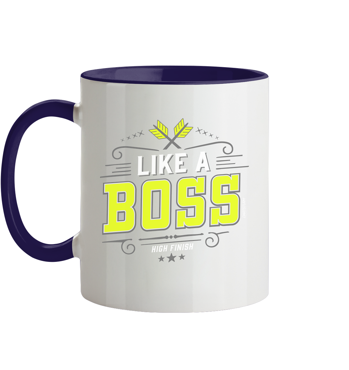 DartSturm - Like a Boss Yellow - Tasse zweifarbig