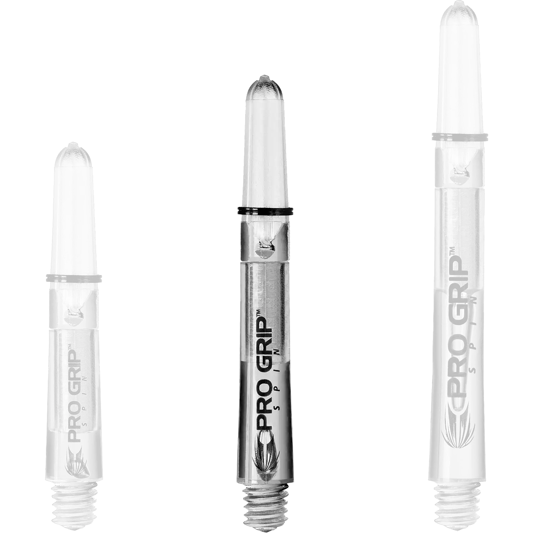 Target - Pro Grip Spin Shaft 3er Set - Transparent Target - Pro Grip Spin Shaft 3er Set - Transparent
