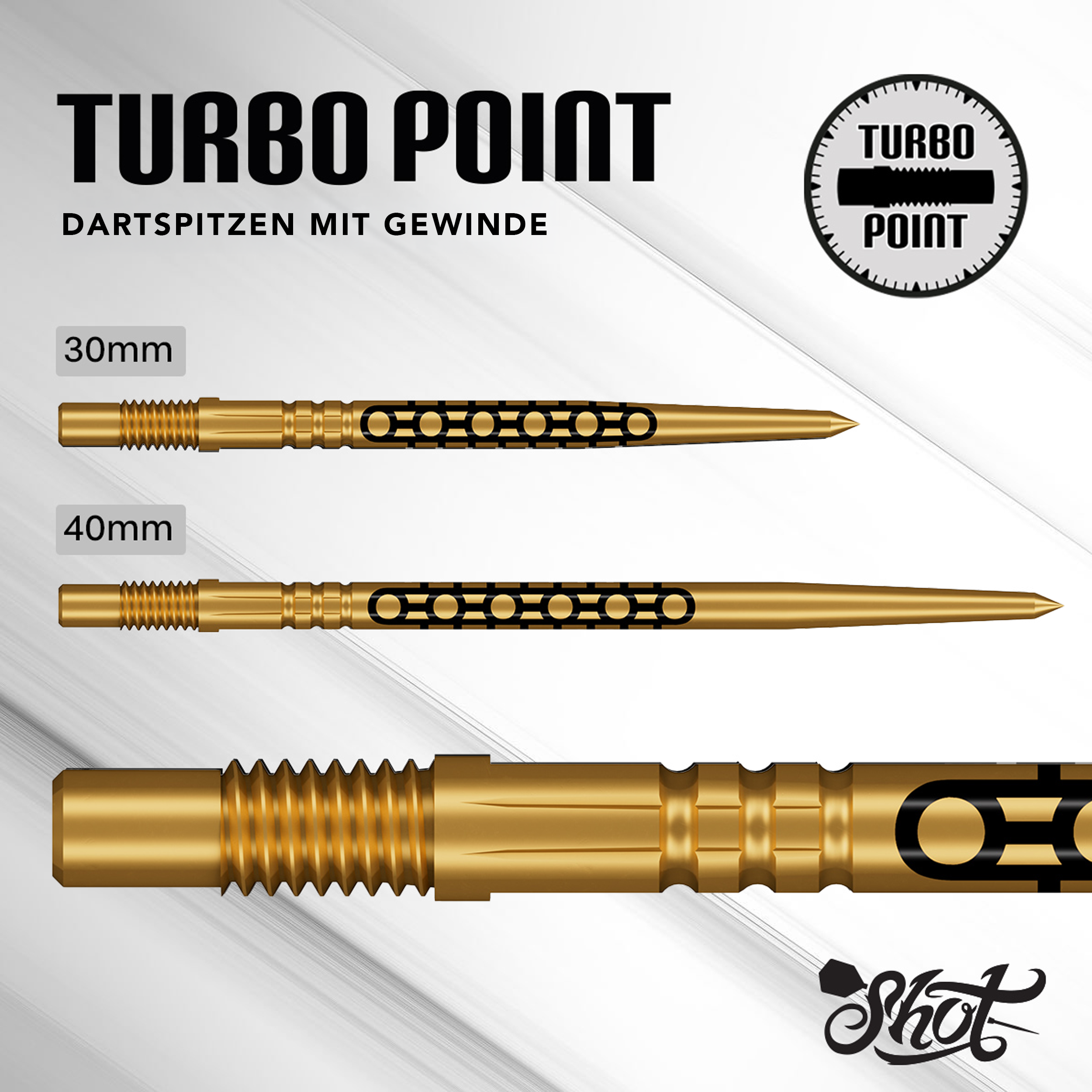 Shot - Turbo Point Goths - Gold Shot - Turbo Point Goths - Gold