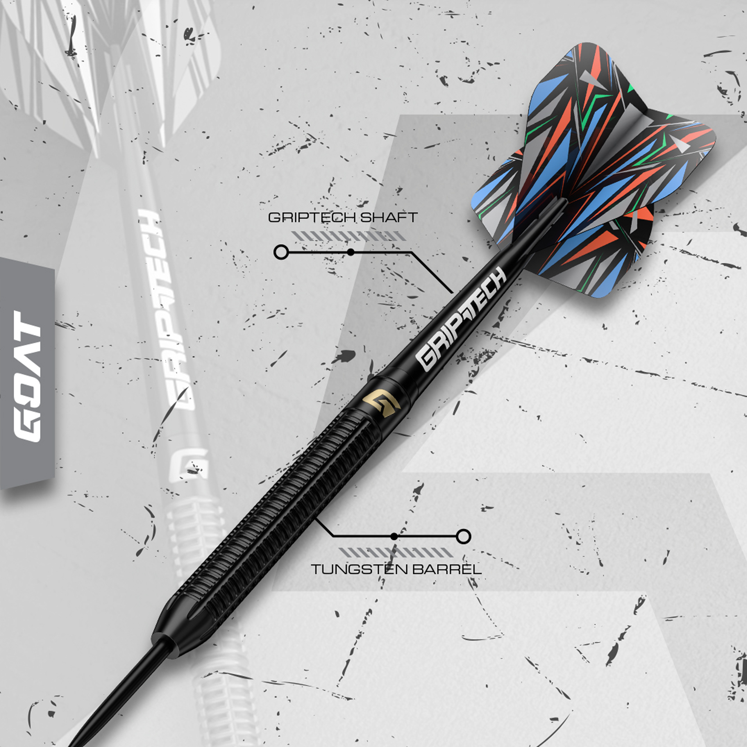 GOAT - Athlete Black - Steeldart