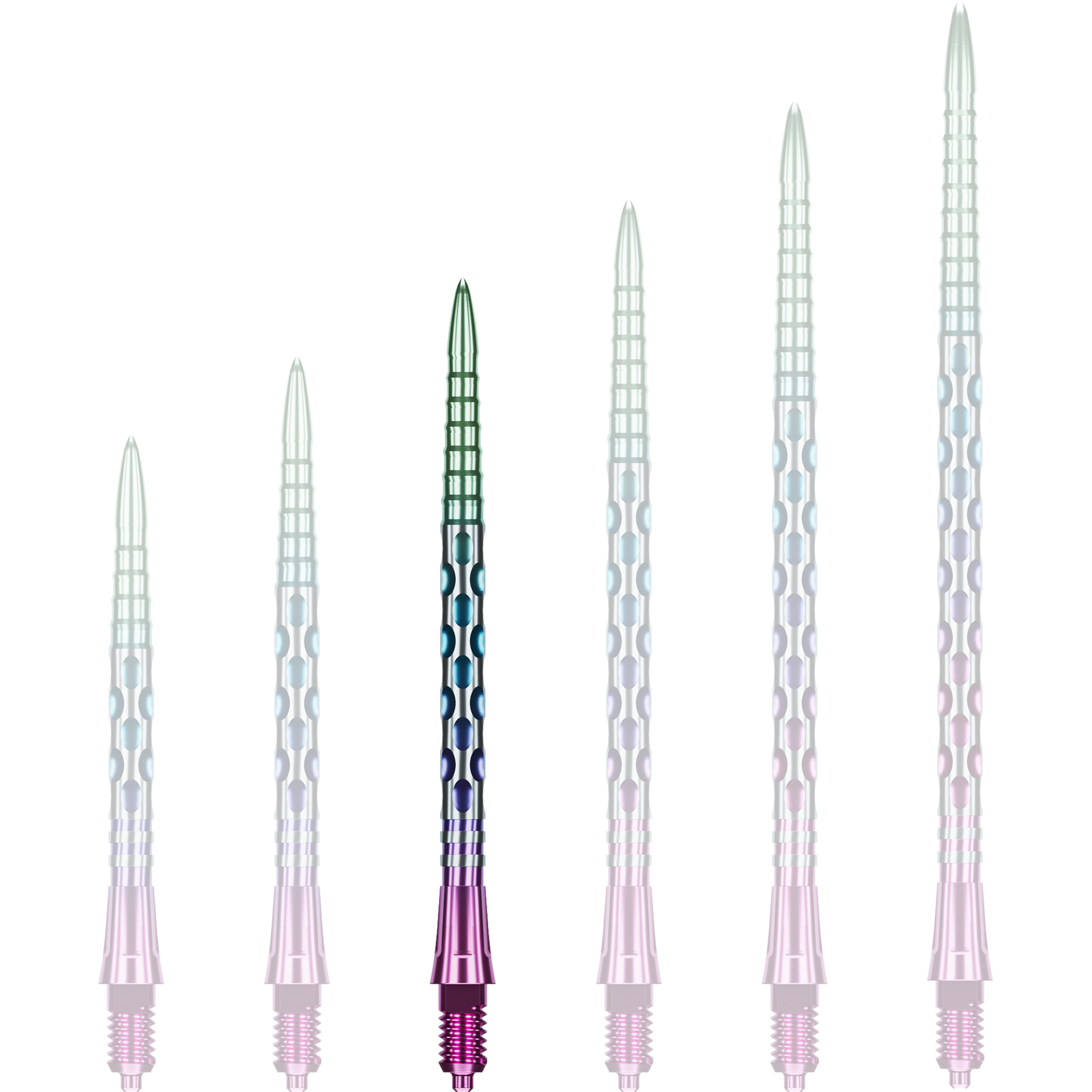 Caliburn - EZ-EVO Dual Grid Dots - Rainbow Caliburn - EZ-EVO Dual Grid Dots - Rainbow
