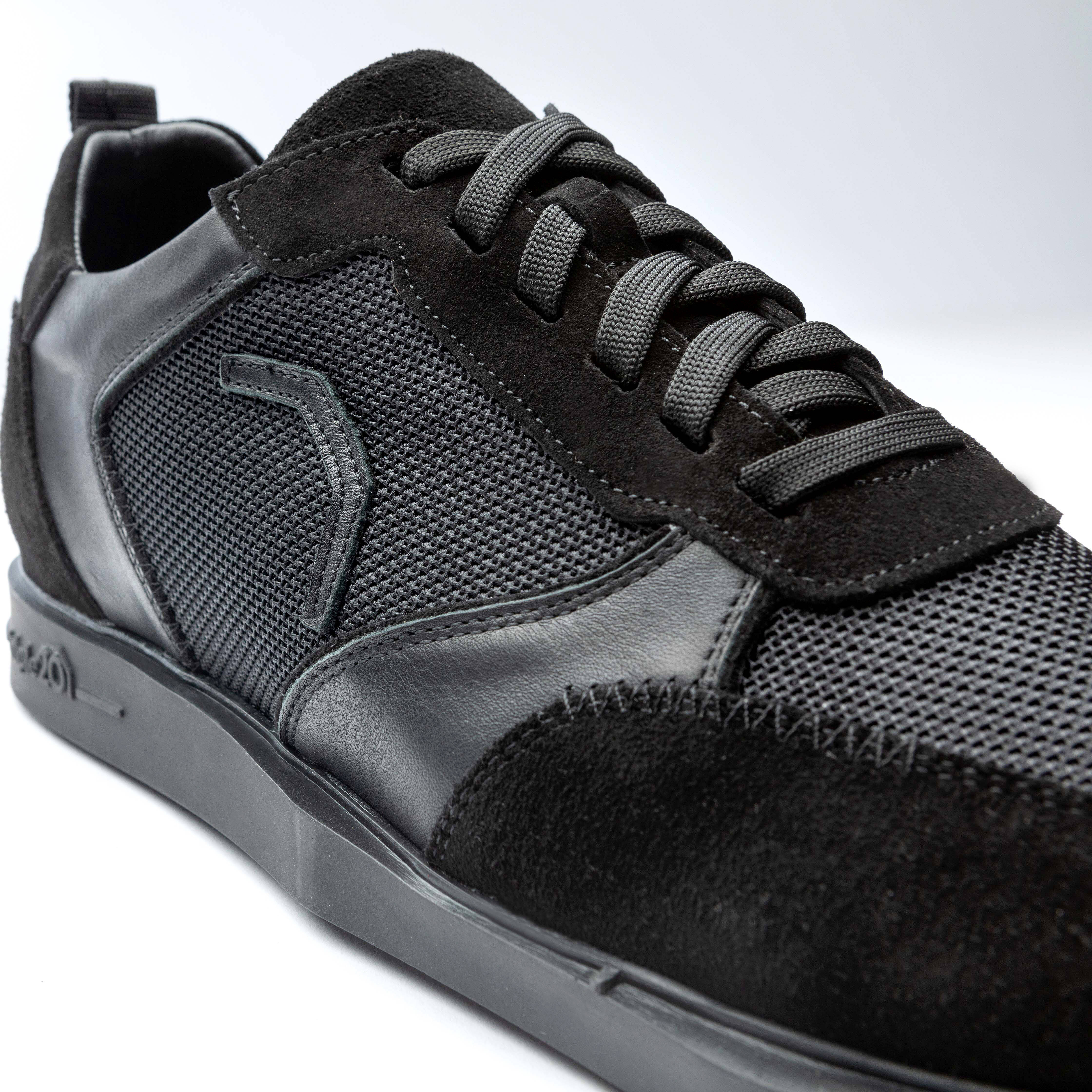 Triple20-Dartsshoes-Textil-Leder-Schwarz-Schwarz-Dynamisch Triple20 Dartsshoes - Textil Leder Schwarz/Schwarz