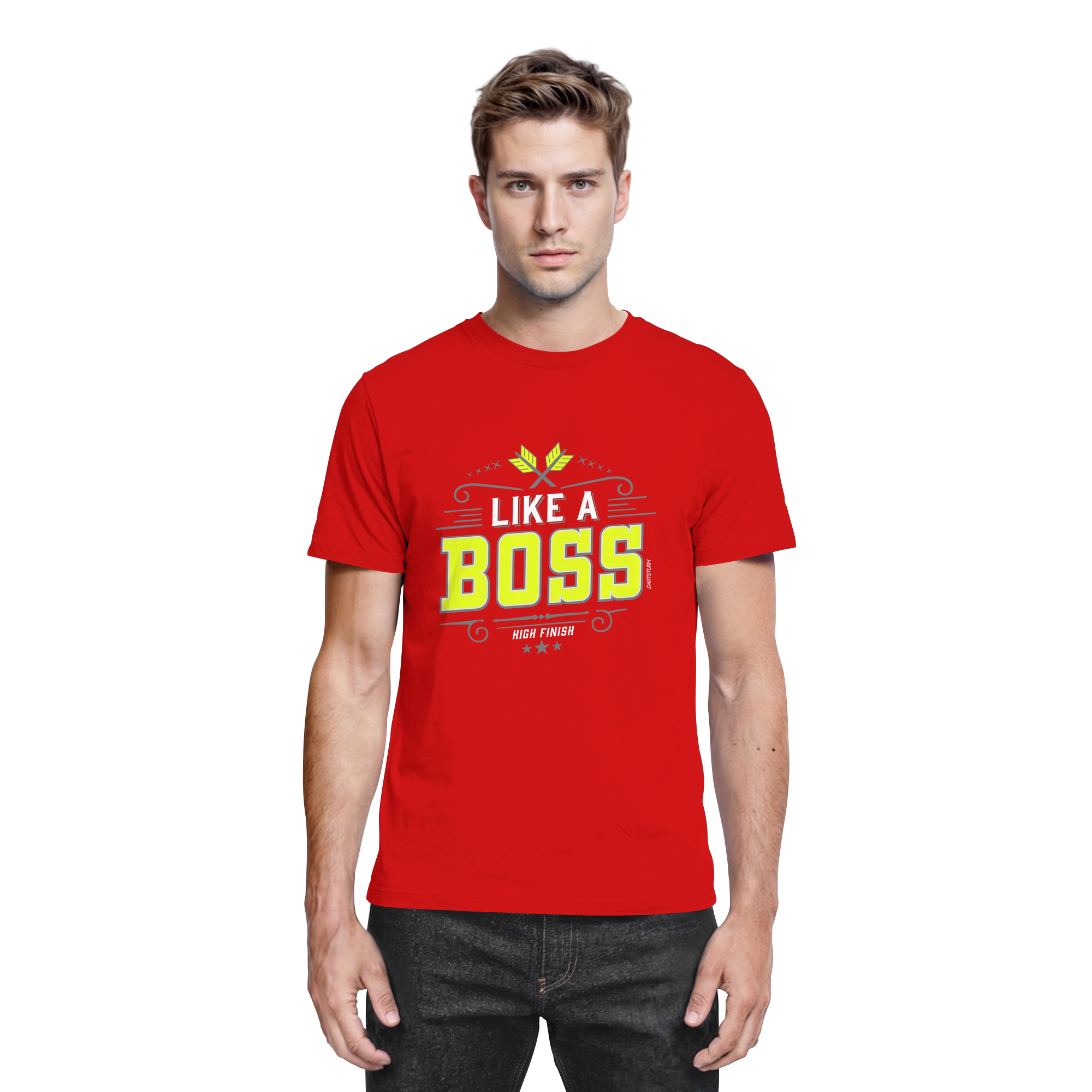 DartSturm - Like a Boss Yellow - Premium Shirt DartSturm - Like a Boss Yellow - Premium Shirt