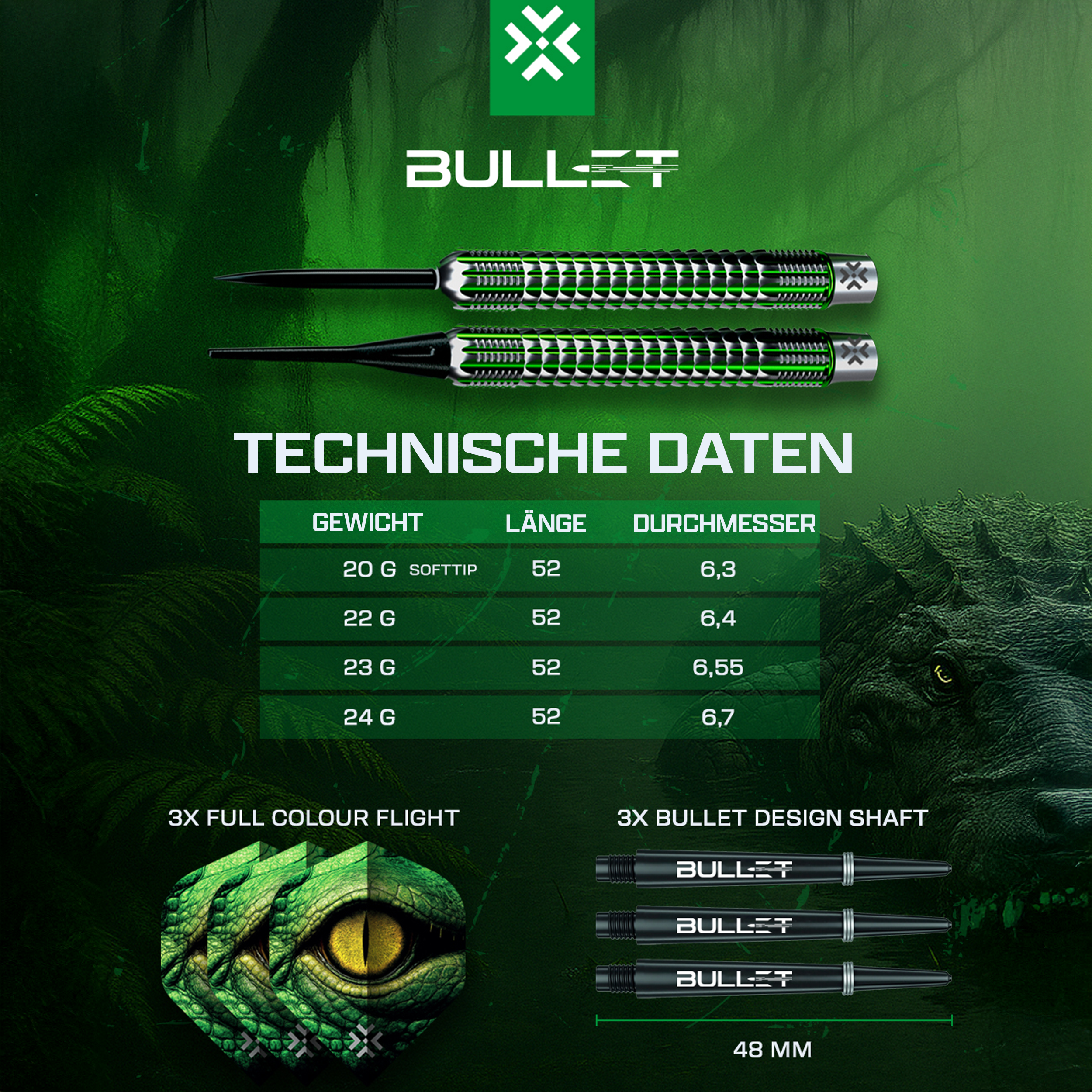 Bullet - Gator - Steeldart