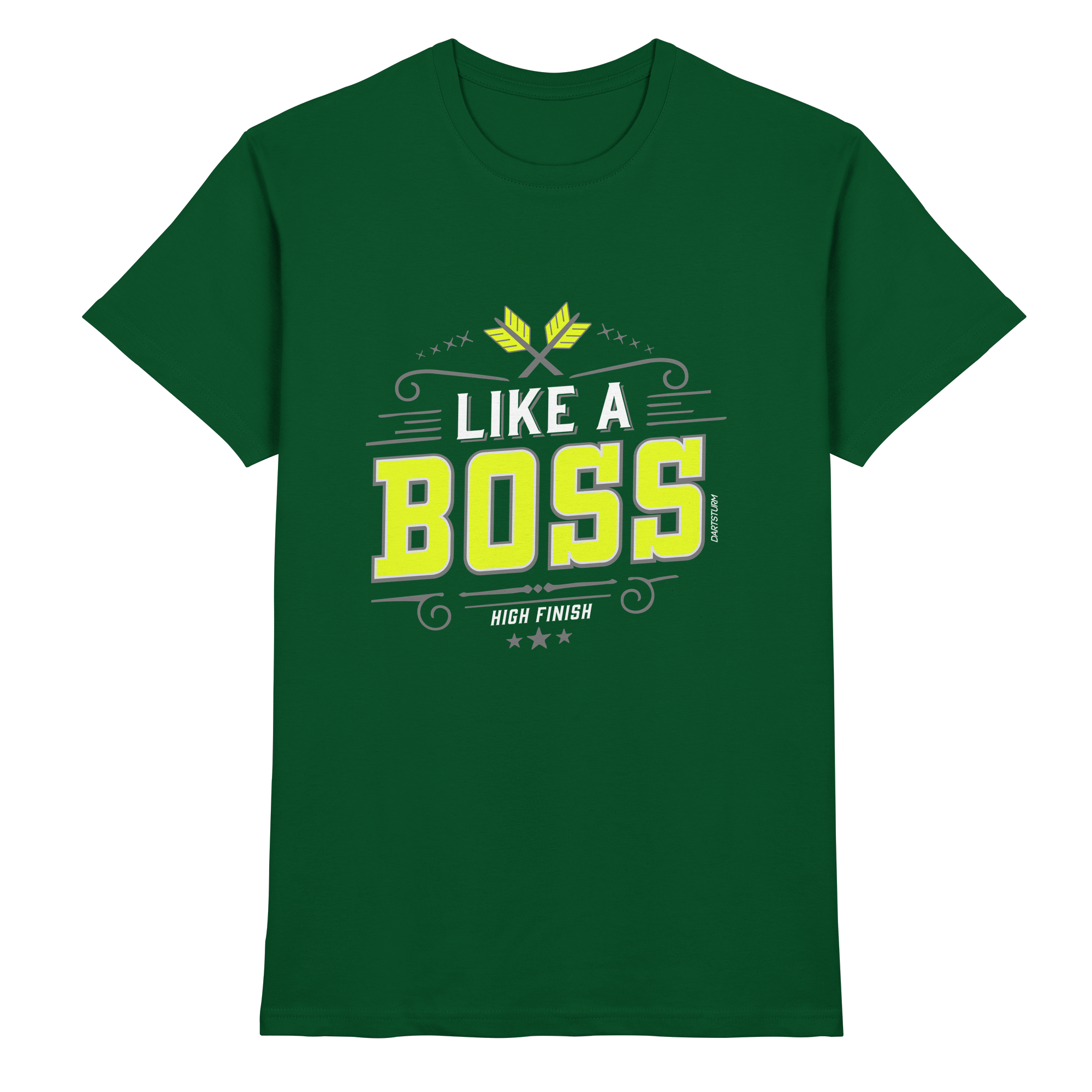 DartSturm - Like a Boss Yellow - Premium Shirt