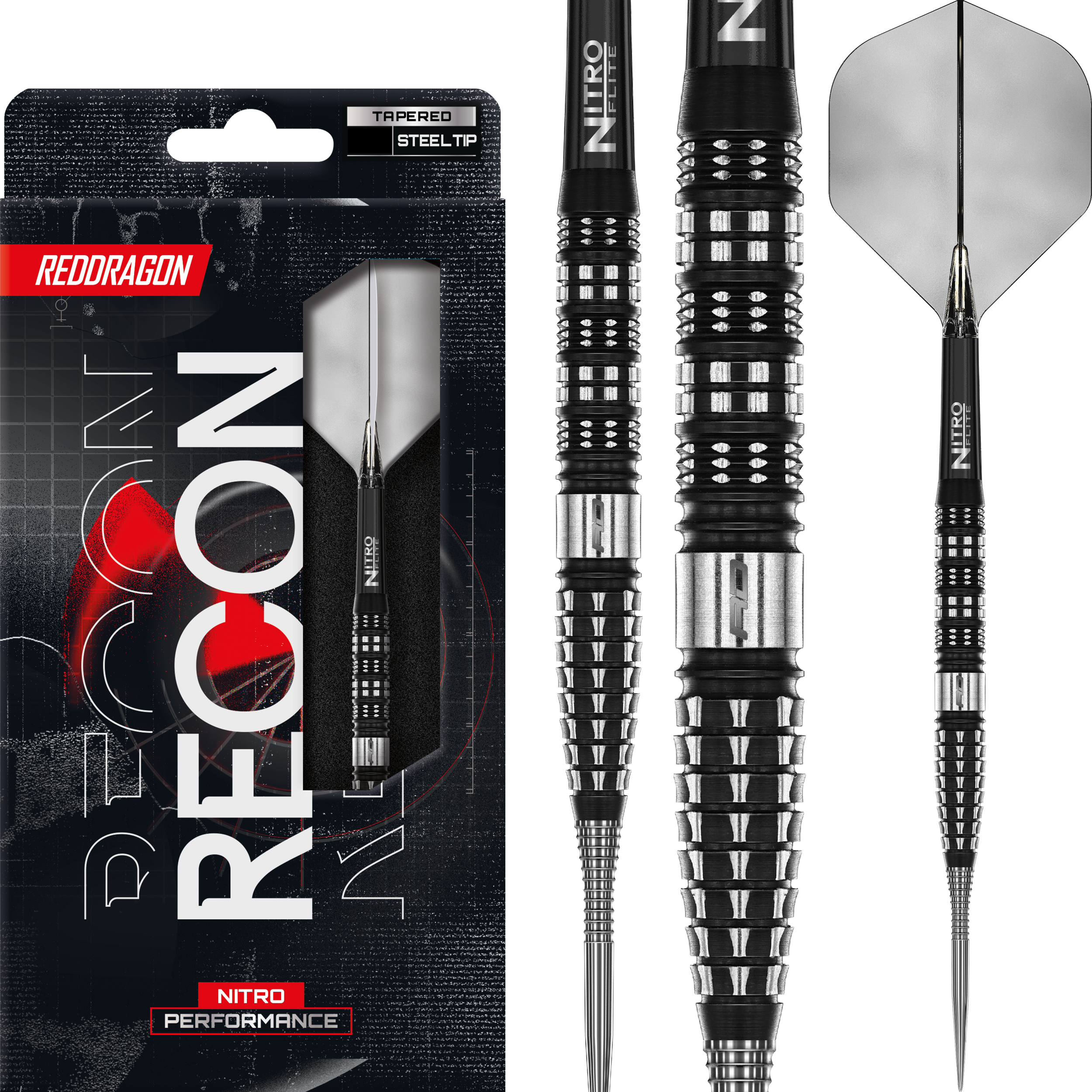 Red Dragon - Recon Tapered - Steeldart Red Dragon - Recon Tapered - Steeldart