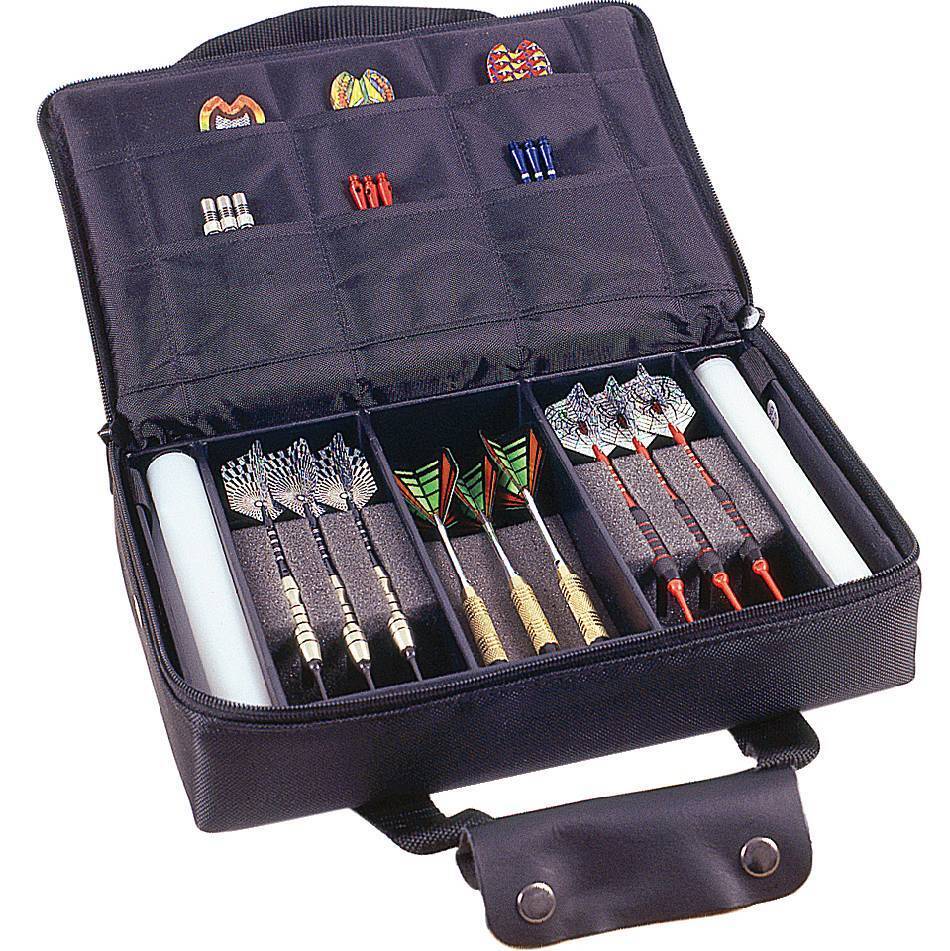 Karella-The-Master-Pak-Dartswallet-Schwarz-Innenansicht Karella - The Master-Pak Dartswallet