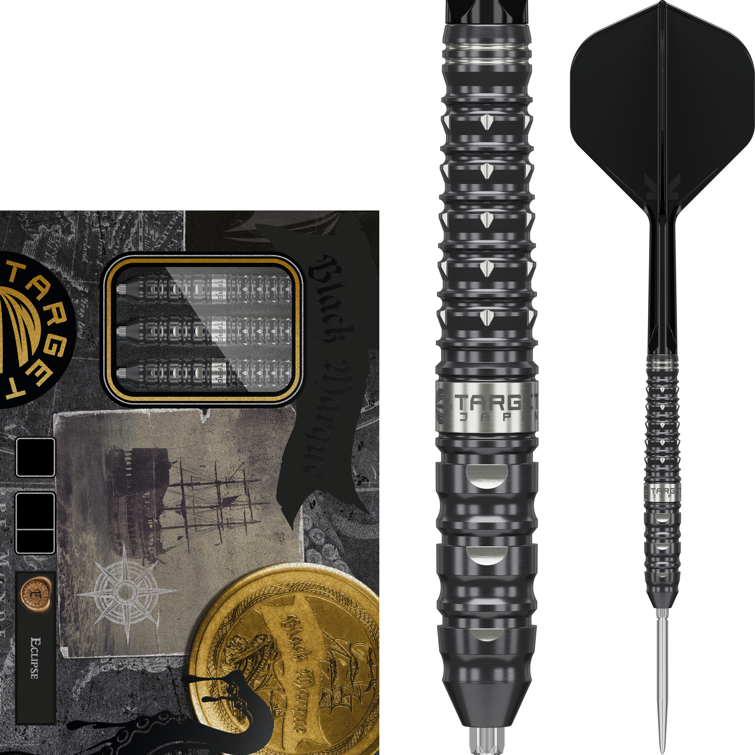 Target Japan - Swiss Point - Black Marque Eclipse - Steeldart Target Japan - Swiss Point - Black Marque Eclipse - Steeldart