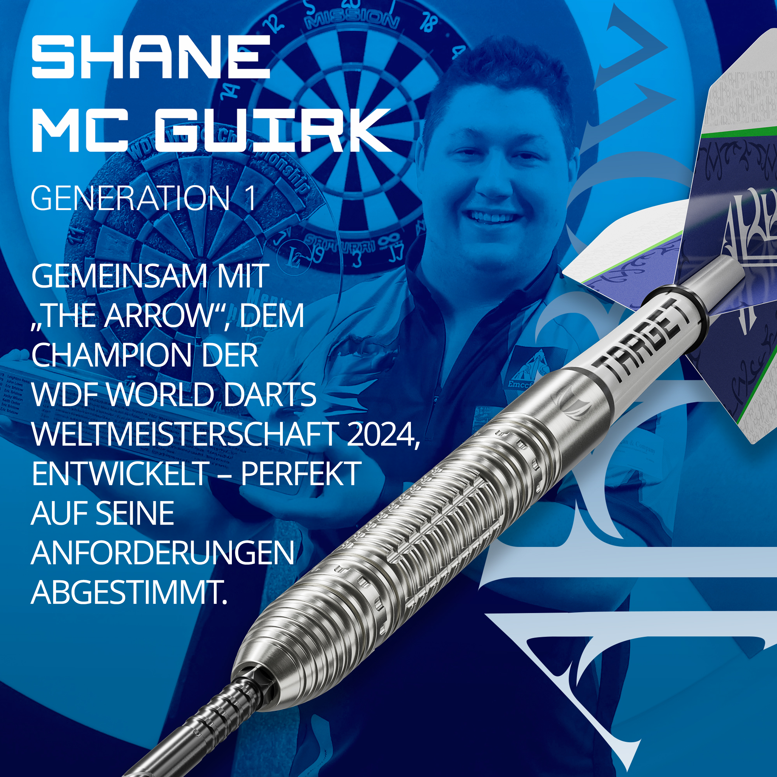 Target - Swiss Point - Shane Mc Guirk - Steeldart Target - Swiss Point - Shane Mc Guirk - Steeldart