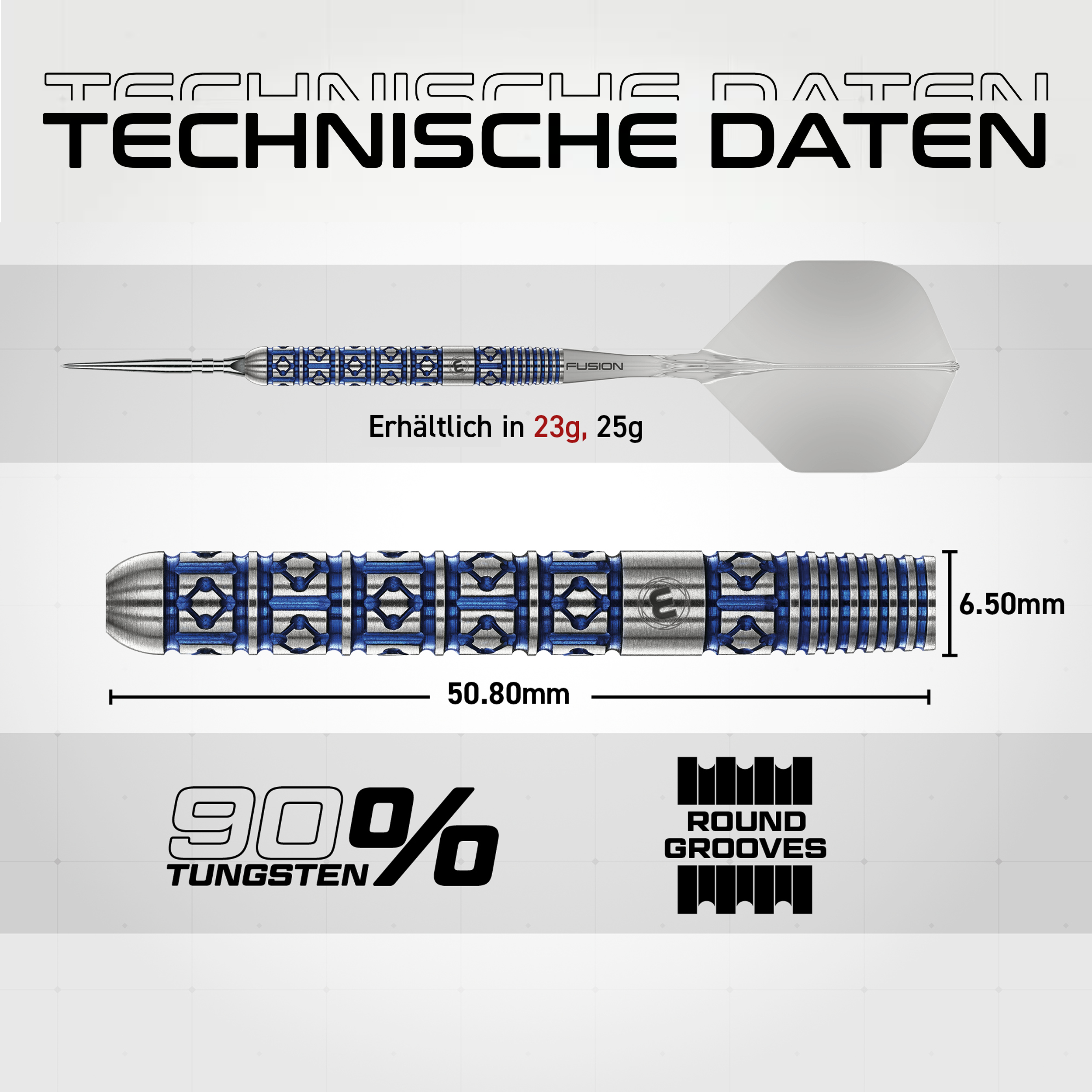 Winmau - Switch Point - Lunaris Parallel - Steeldart