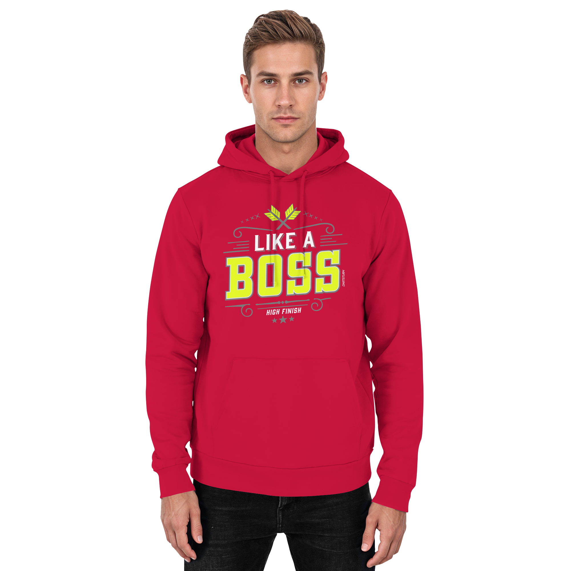 DartSturm - Like a Boss Yellow - Basic Unisex Hoodie DartSturm - Like a Boss Yellow - Basic Unisex Hoodie