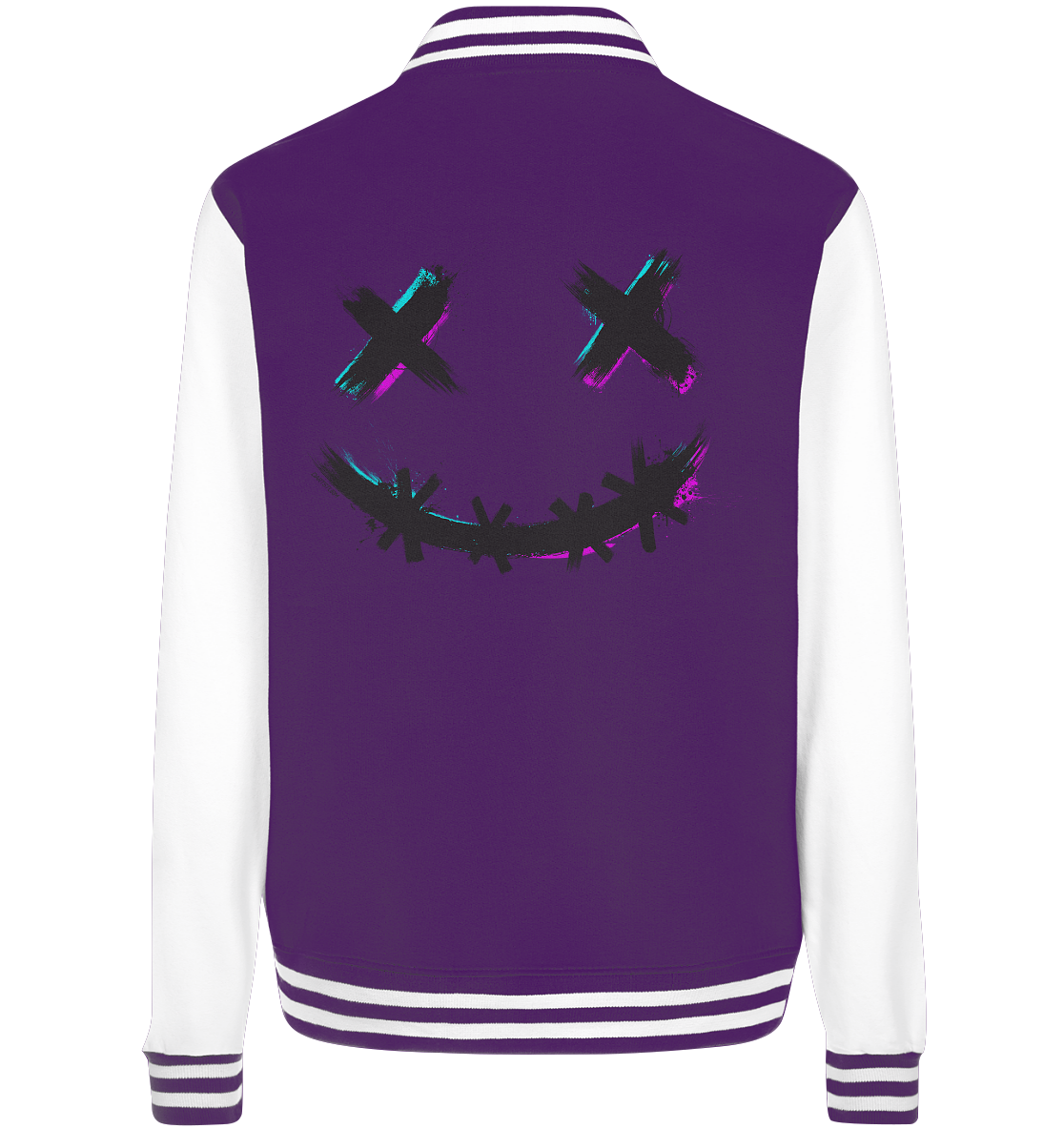 DartSturm - Scary Smile Schwarz - College Jacket DartSturm - Scary Smile Schwarz - College Jacket