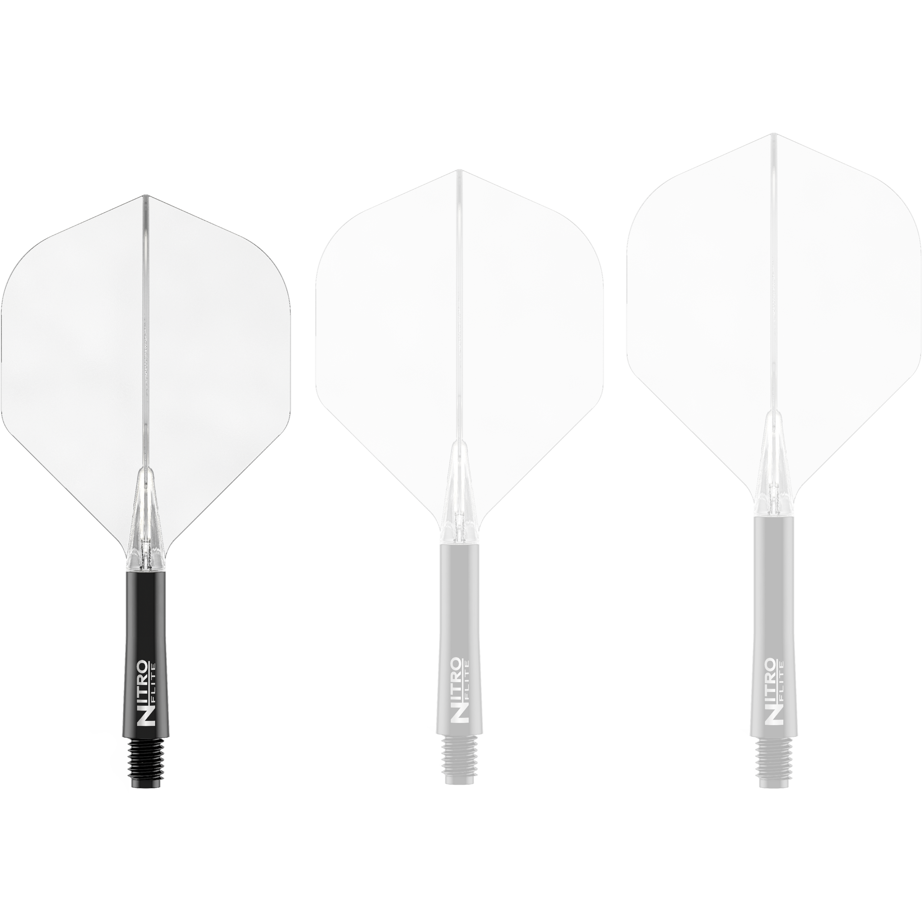 Red Dragon - Nitro Flite Flight Schwarz - Transparent Red Dragon - Nitro Flite Flight Schwarz - Transparent