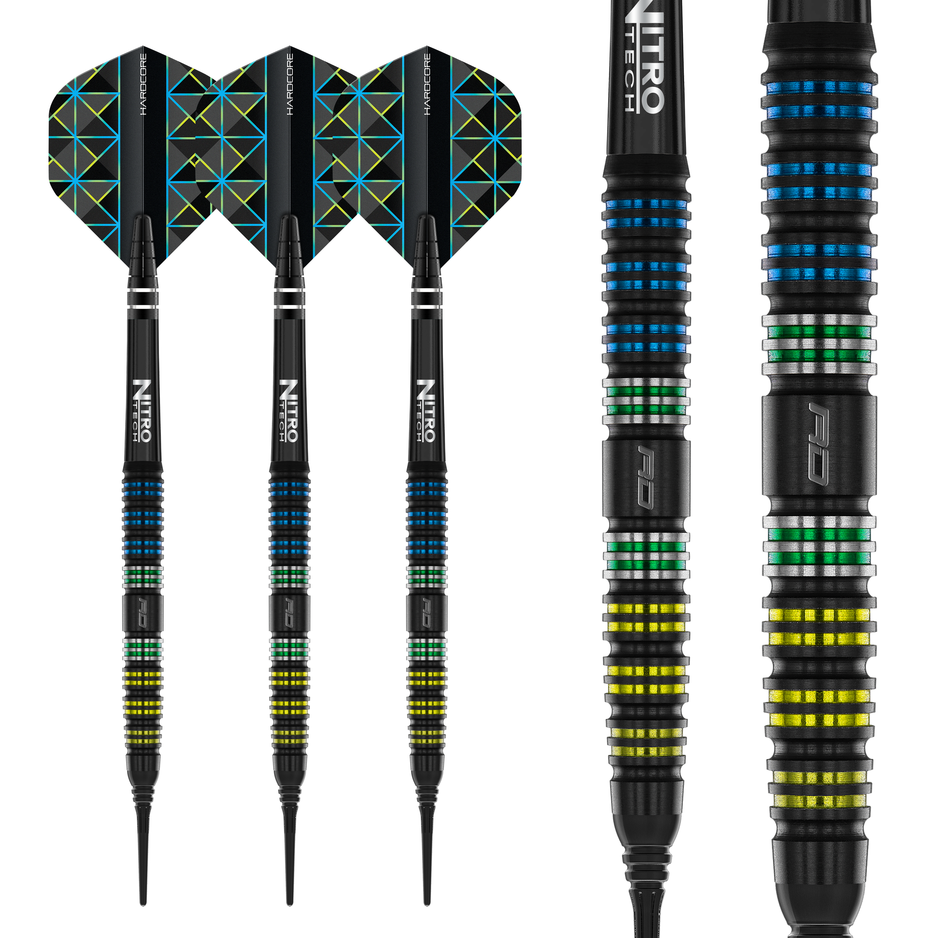 Red Dragon - Dragonfly Black 95 Tapered - Softdart Red Dragon - Dragonfly Black 95 Tapered - Softdart