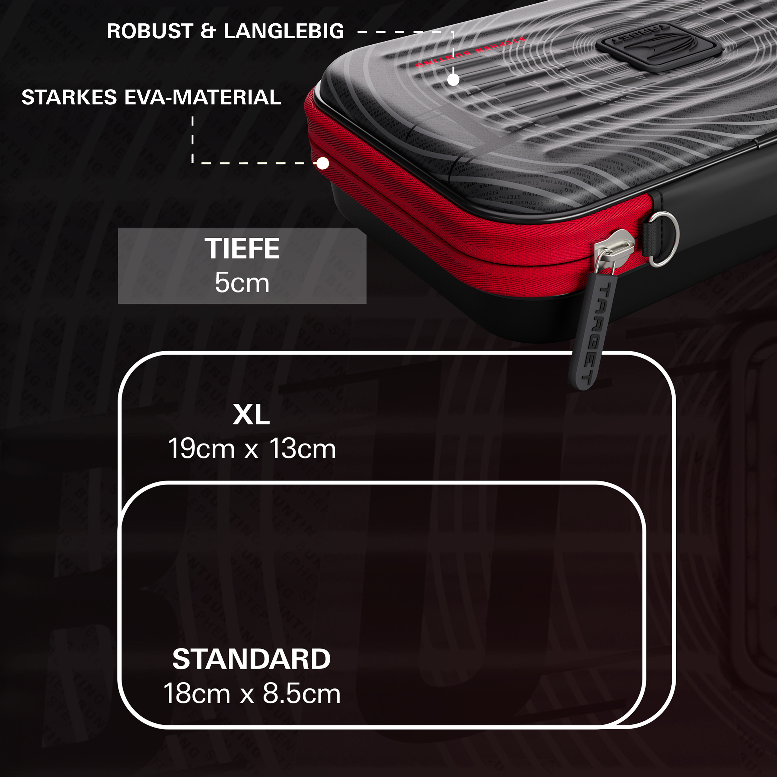 Target - Takoma Ghost Dartwallet Stephen Bunting Target - Takoma Ghost Dartwallet Stephen Bunting