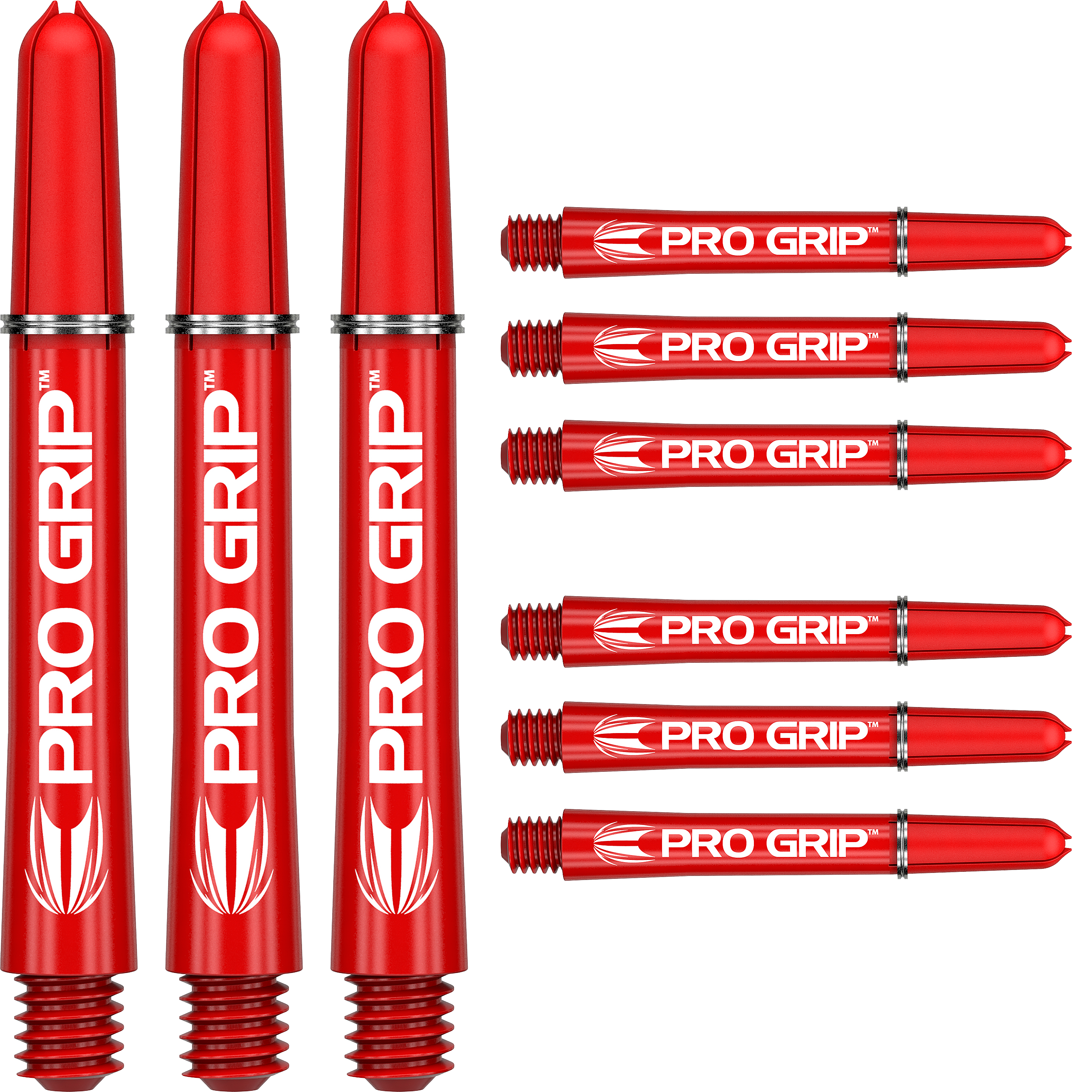 Target - Pro Grip Shaft 3er Set - Rot Target - Pro Grip Shaft 3er Set - Rot