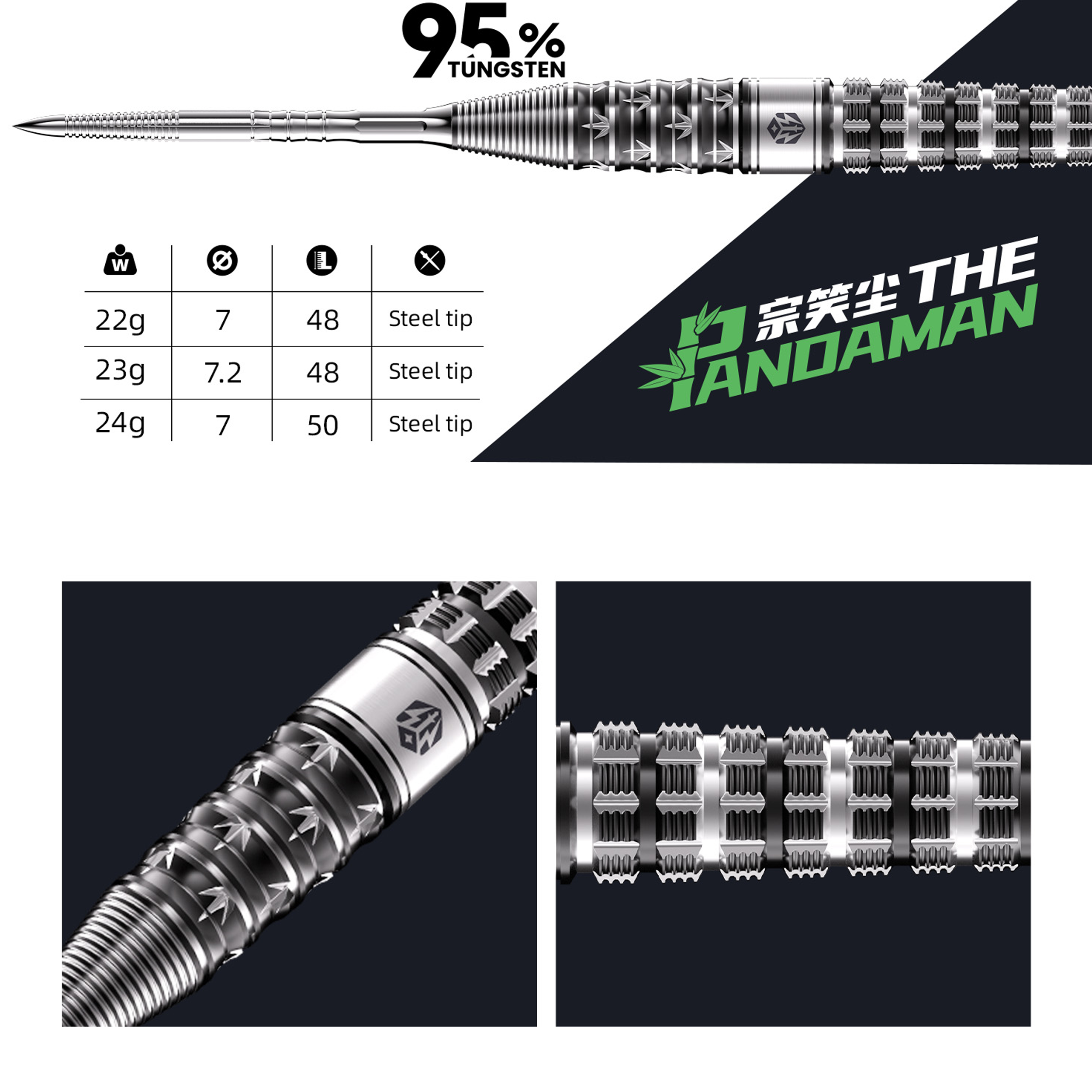 Caliburn - EVO The Pandaman - Steeldart Caliburn - EVO The Pandaman - Steeldart