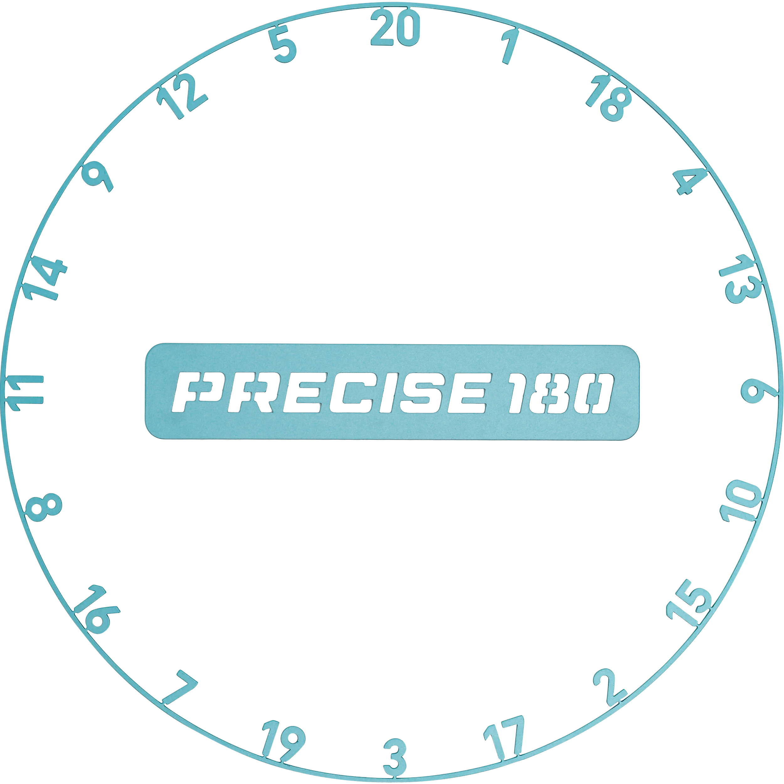 Precise180 - One Piece Lasercut Zahlenring Precise180 - One Piece Lasercut Zahlenring