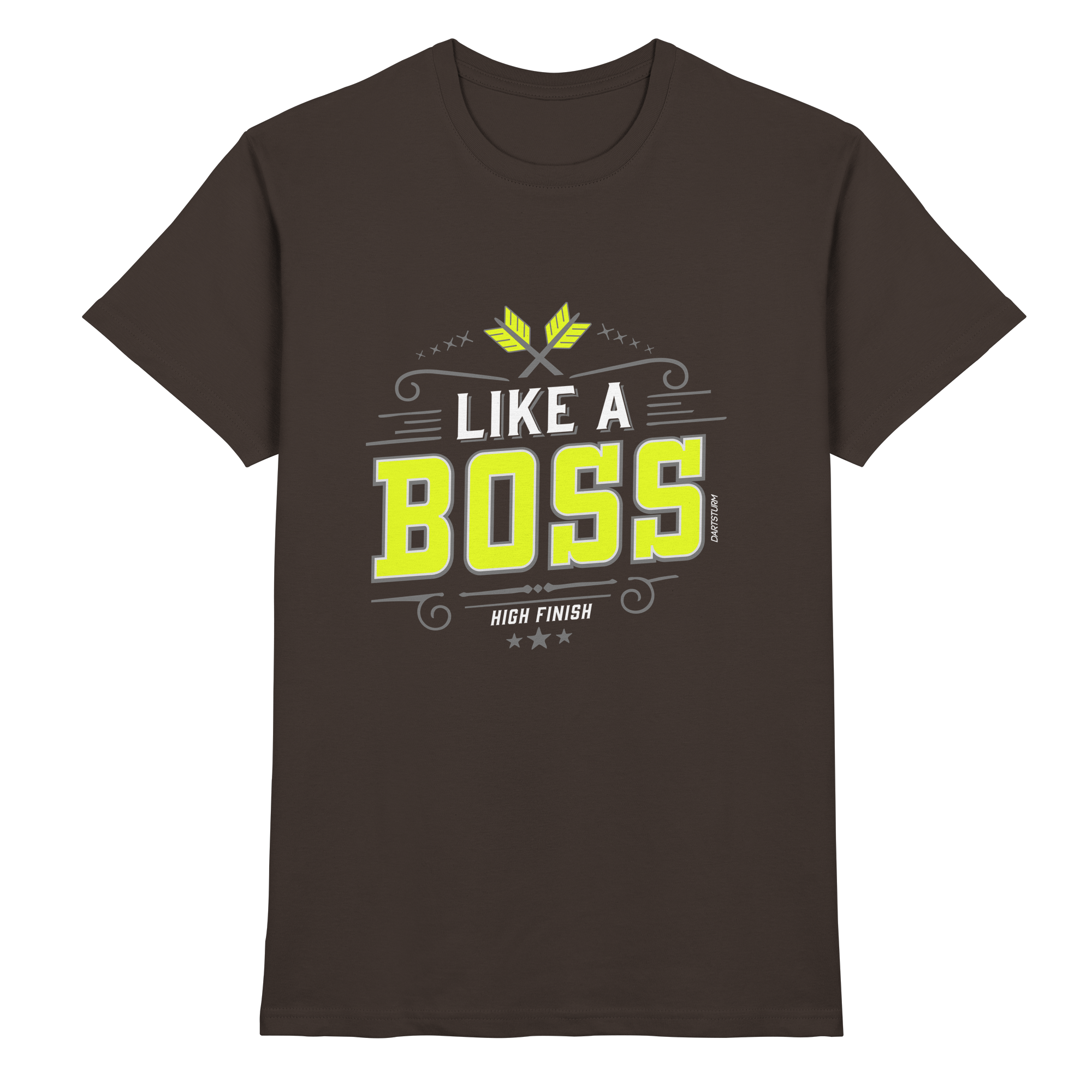 DartSturm - Like a Boss Yellow - Premium Shirt
