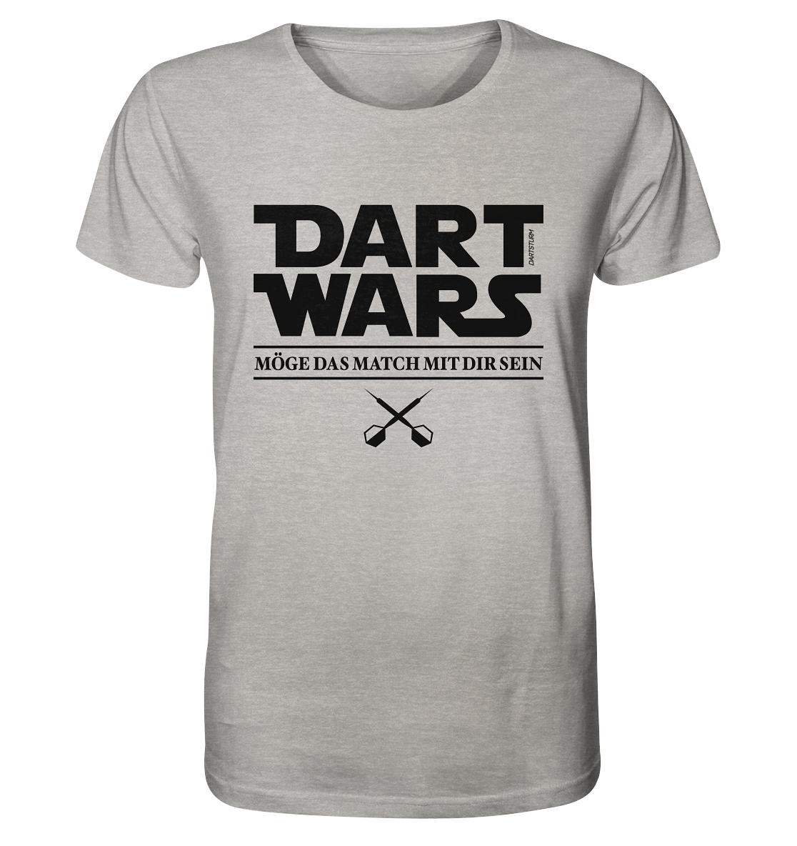 DartSturm - Dart Wars Schwarz - Organic Shirt