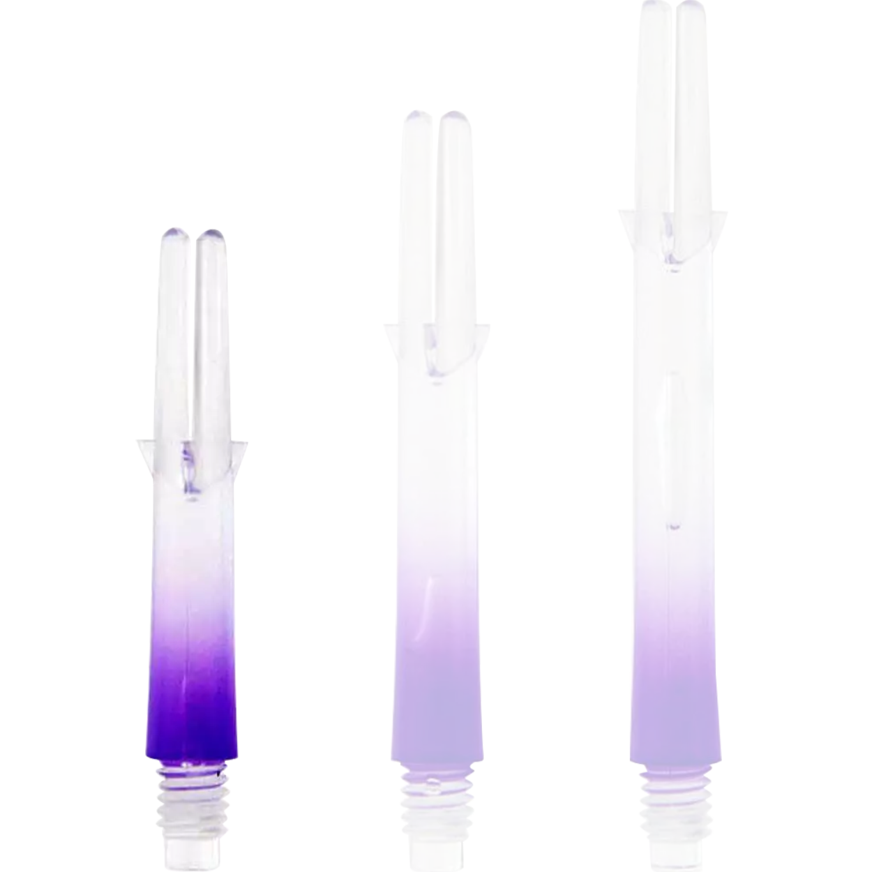 L-Style - L-Shaft Lock Straight TwoTone - Transparent Lila L-Style - L-Shaft Lock Straight TwoTone - Transparent Lila