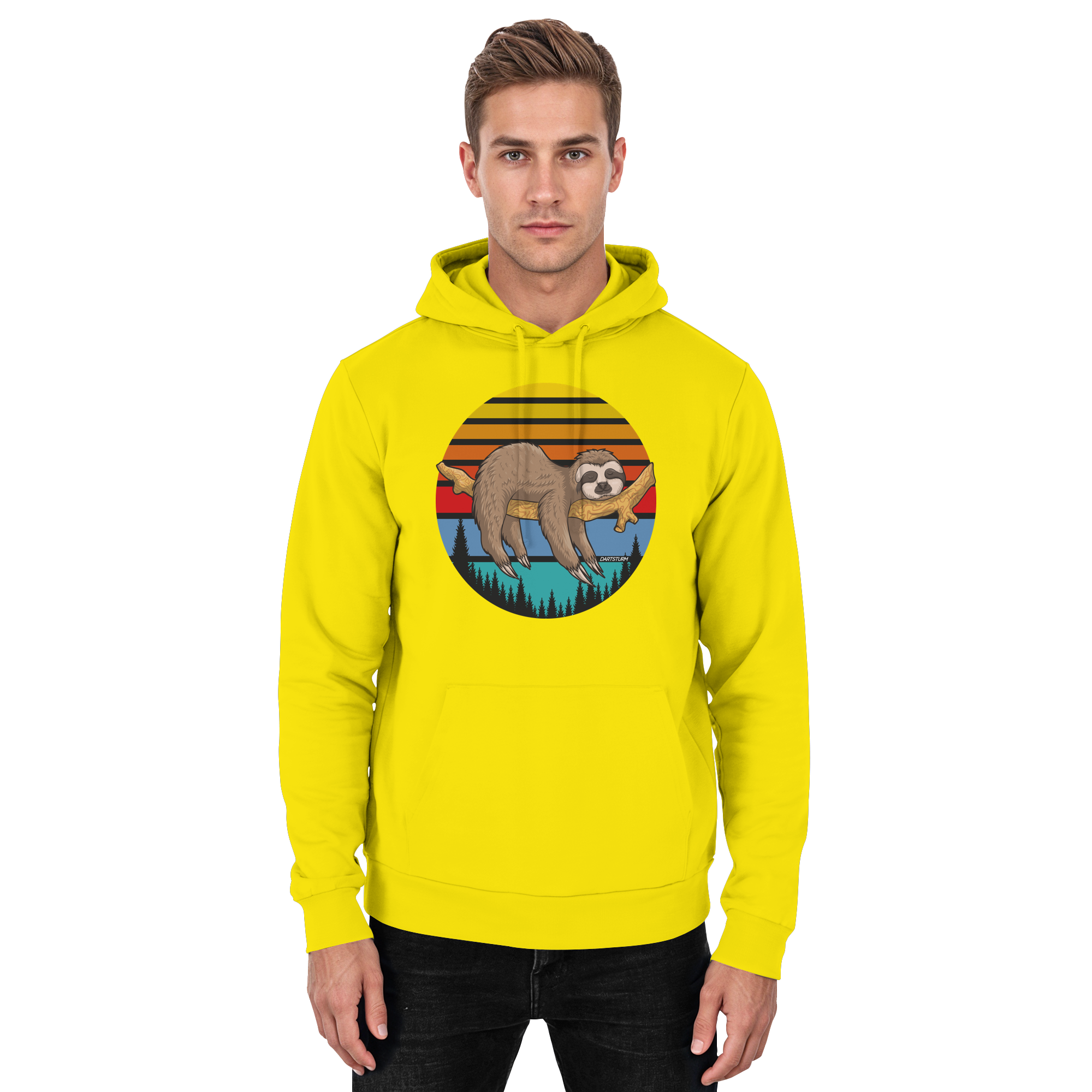 DartSturm - Lazy Sloth - Basic Unisex Hoodie