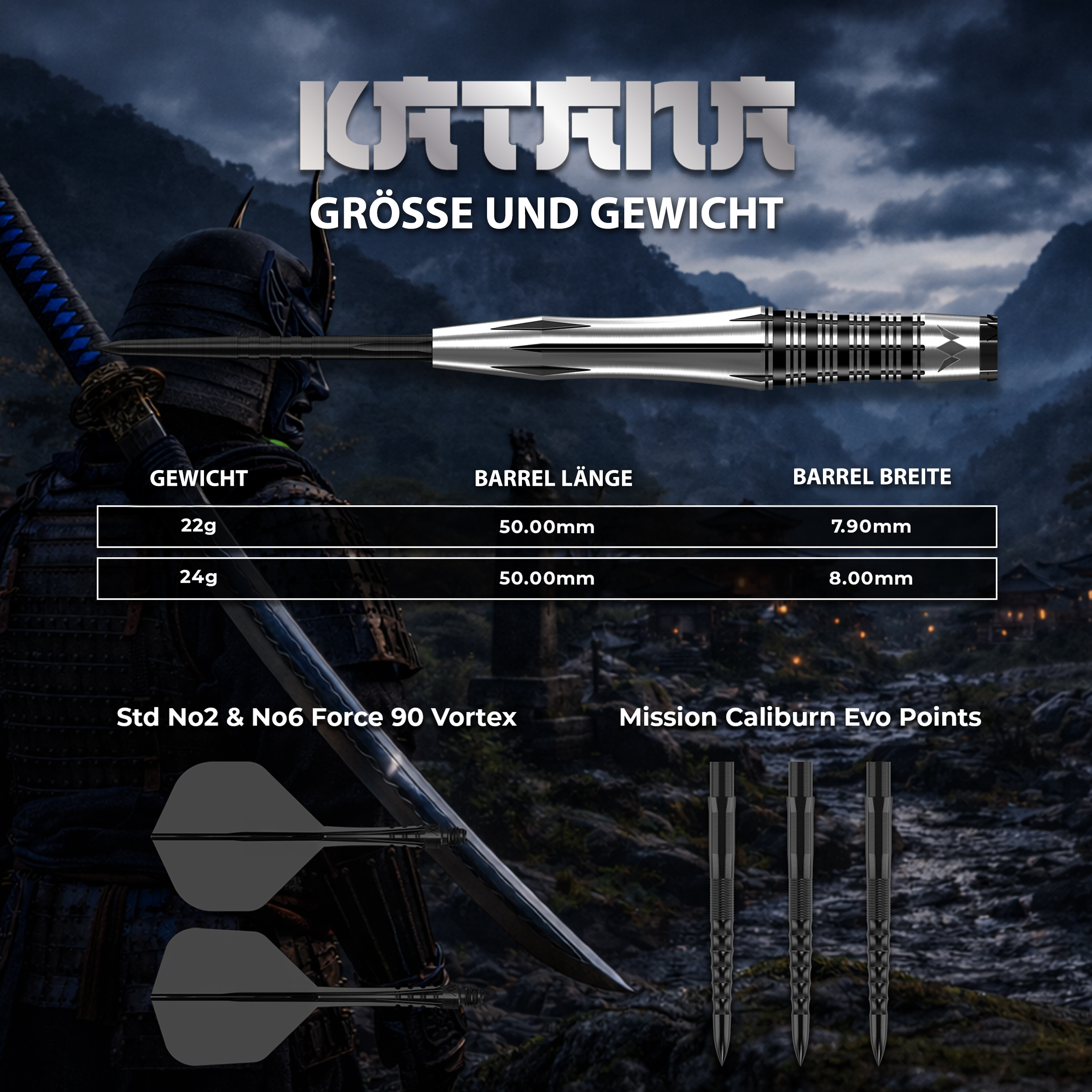 B-Ware | Mission - EVO - Katana - Steeldart