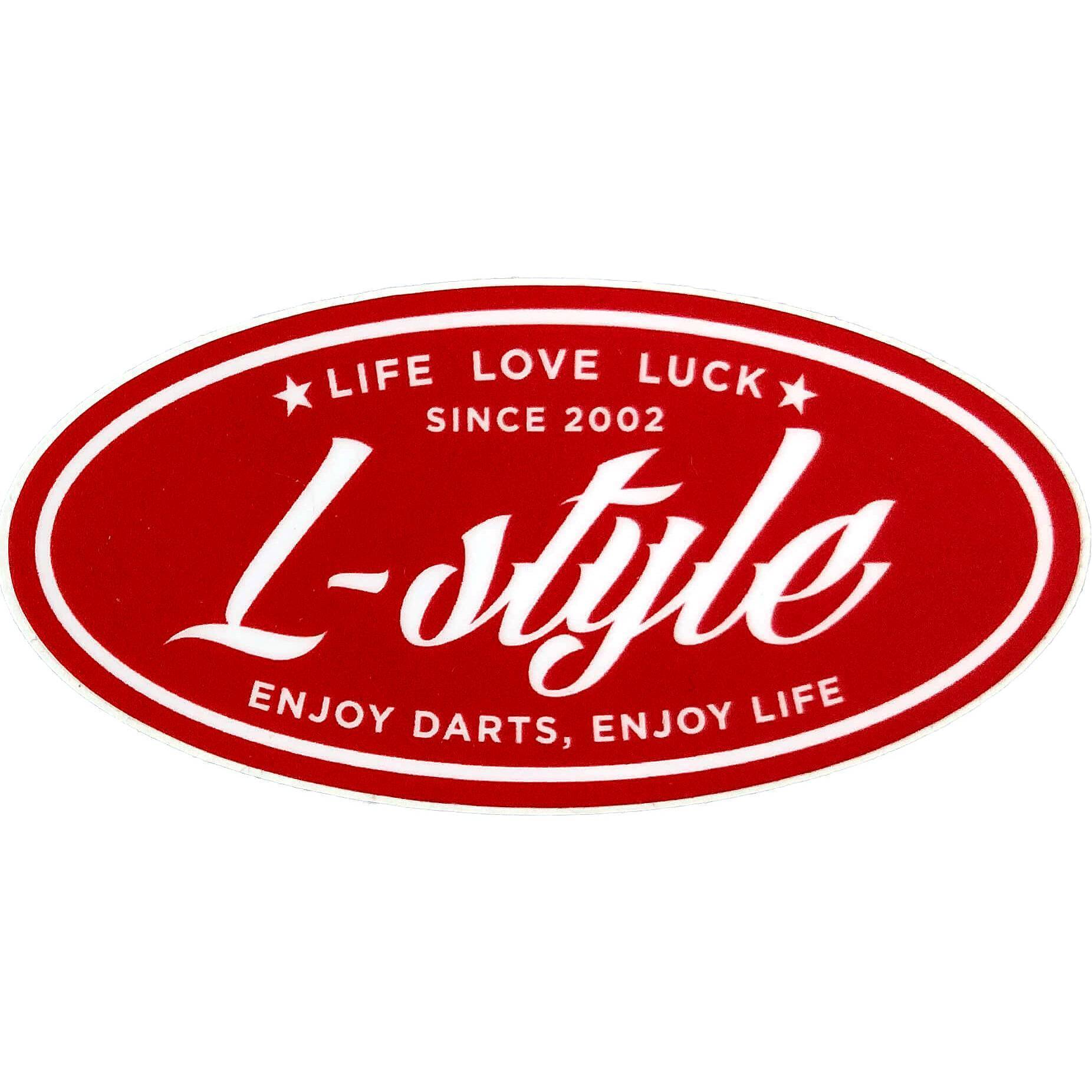 L-Style-Aufkleber-Rot-Weiss L-Style - Aufkleber