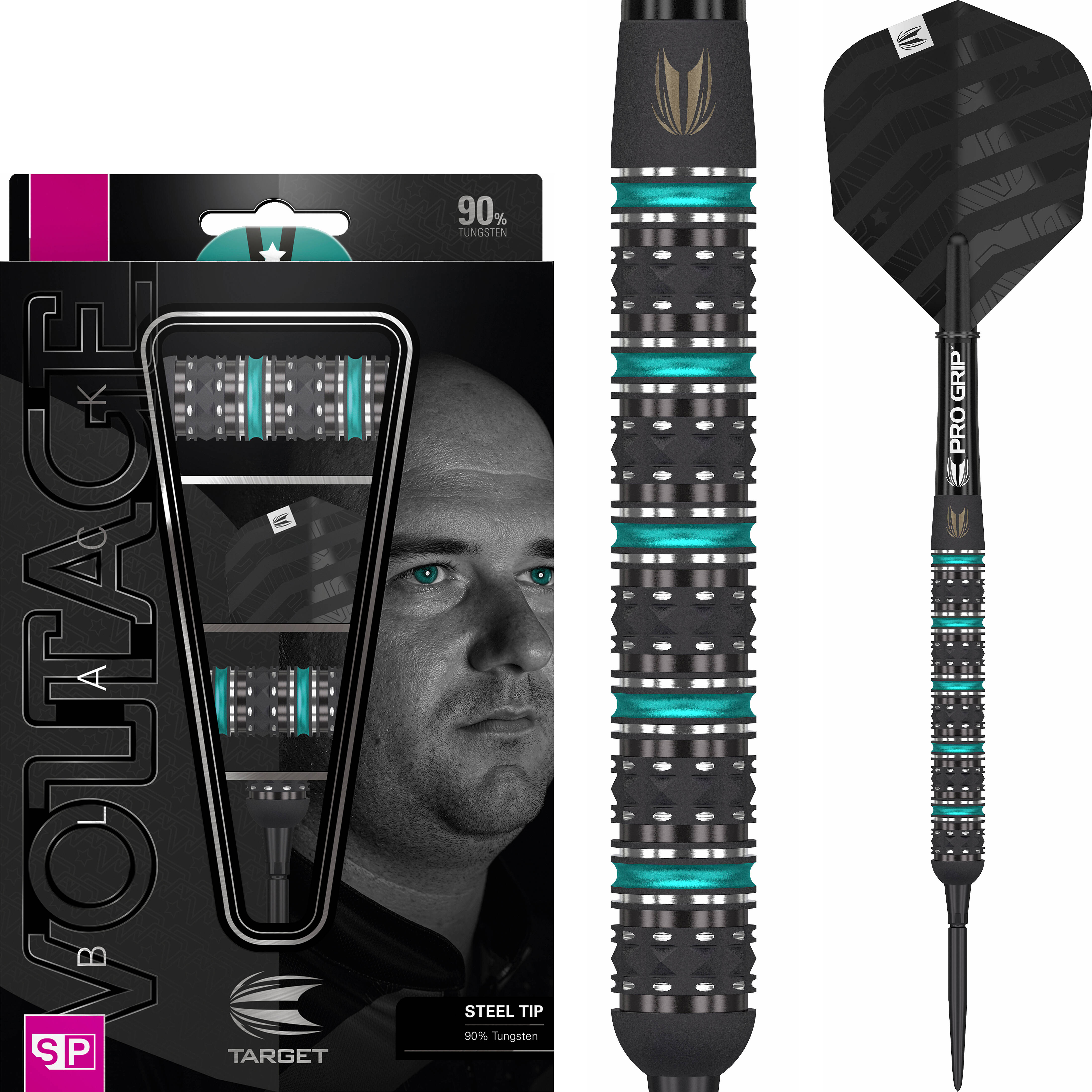 Target-Swiss-Point-Rob-Cross-Black-Steeldart-Collage Target - Swiss Point - Rob Cross Black - Steeldart