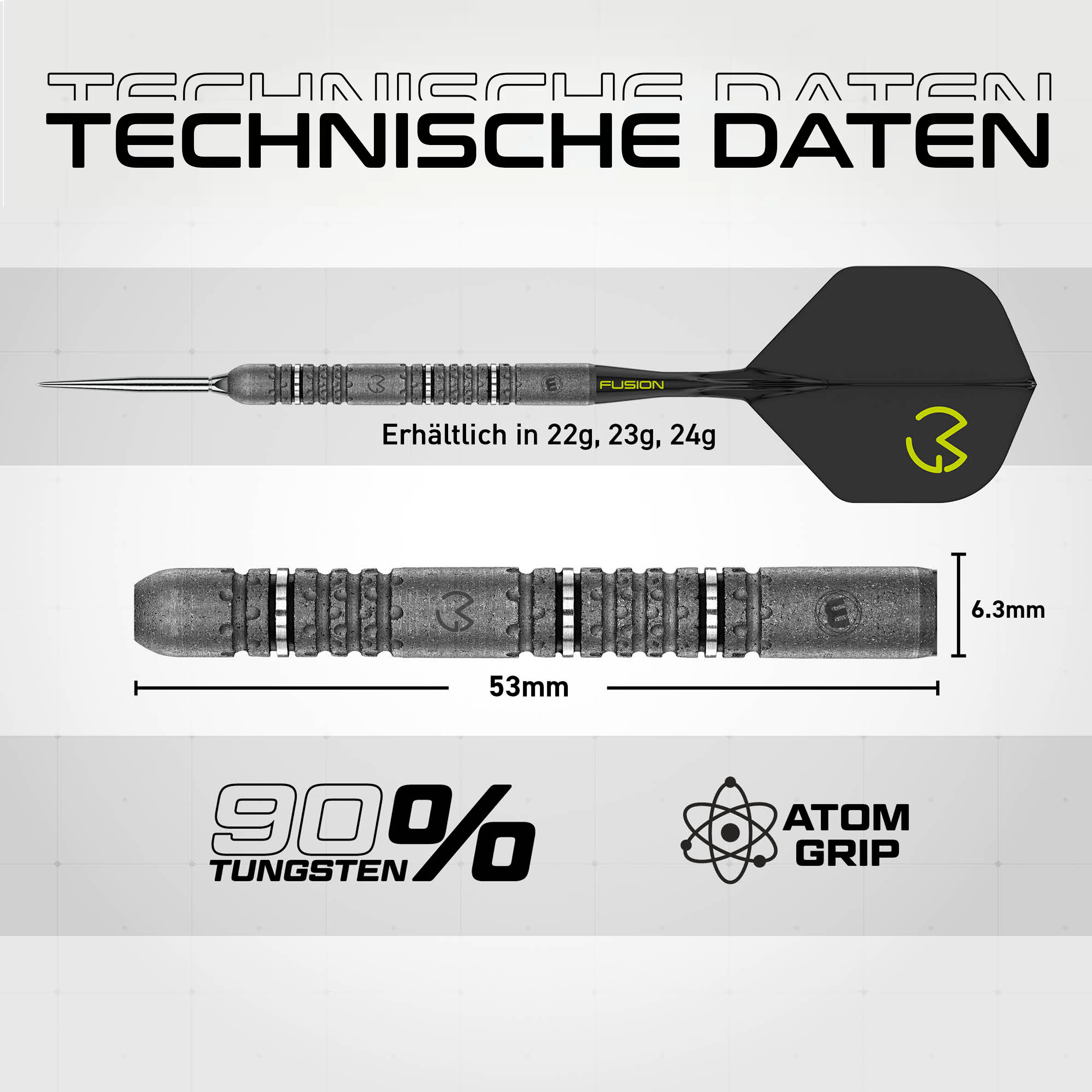 Winmau - Switch Point - Michael van Gerwen Signature Edition - Steeldart Winmau - Switch Point - Michael van Gerwen Signature Edition - Steeldart