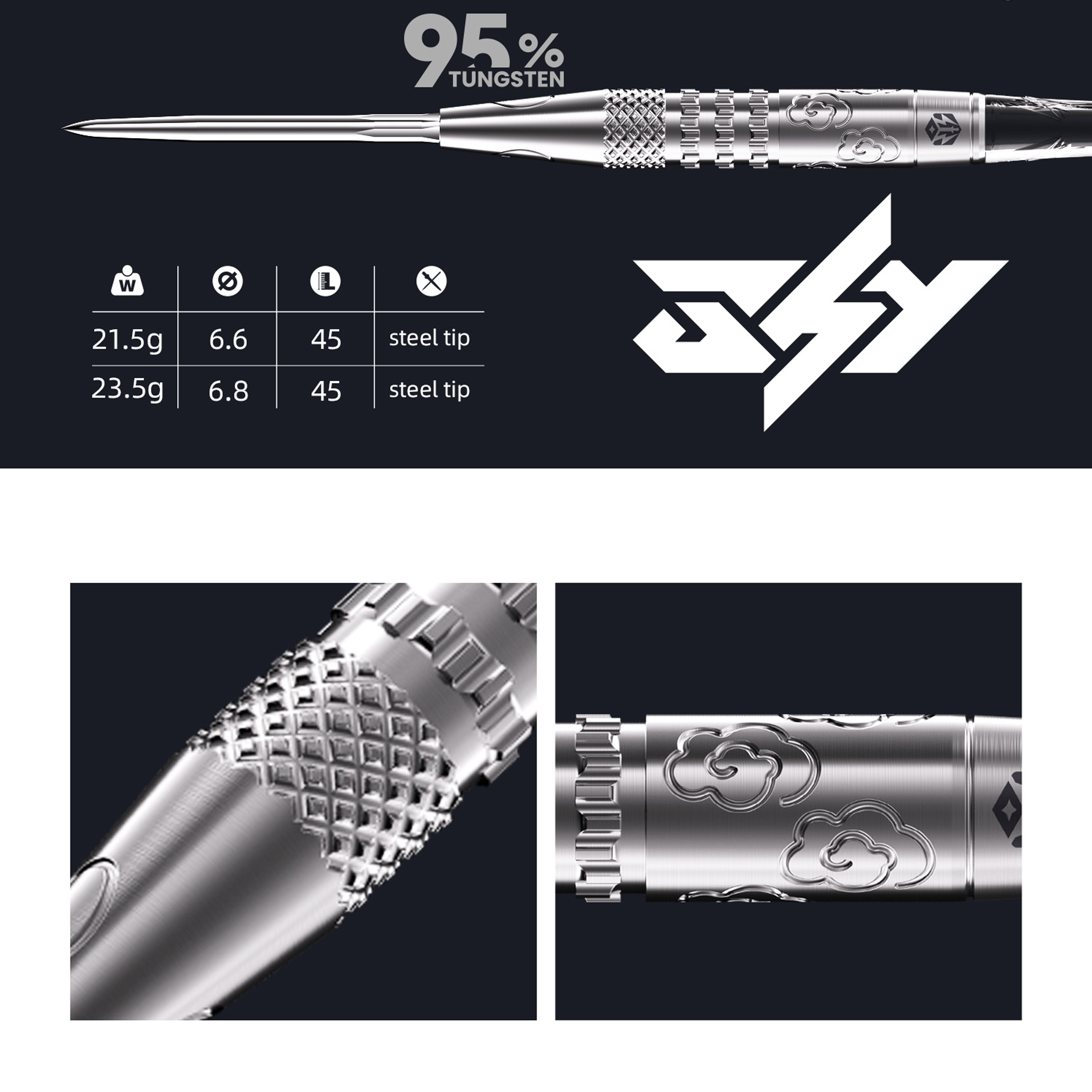 Caliburn - EVO Sky - Steeldart Caliburn - EVO Sky - Steeldart
