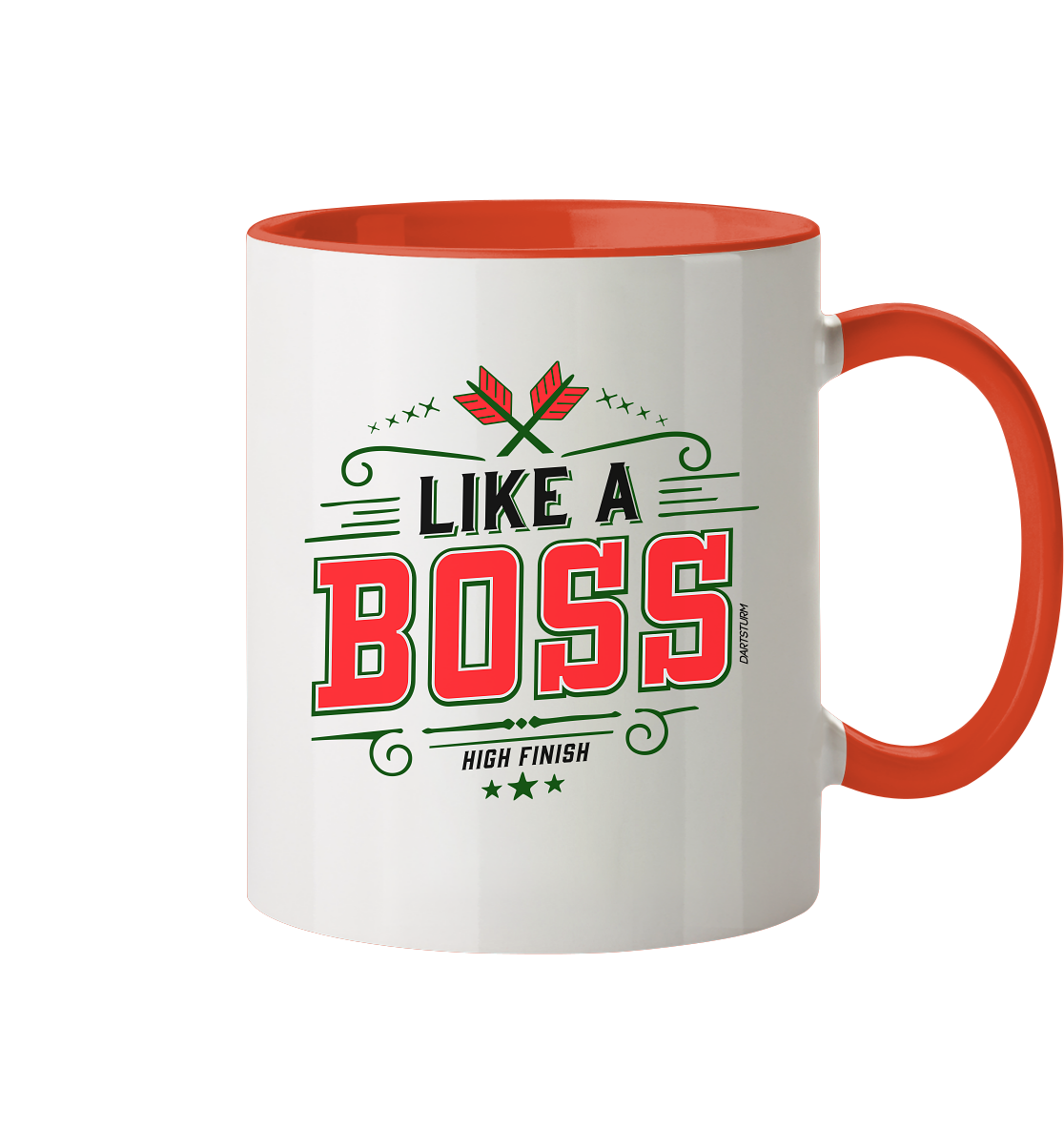 DartSturm - Like a Boss Red - Tasse zweifarbig DartSturm - Like a Boss Red - Tasse zweifarbig