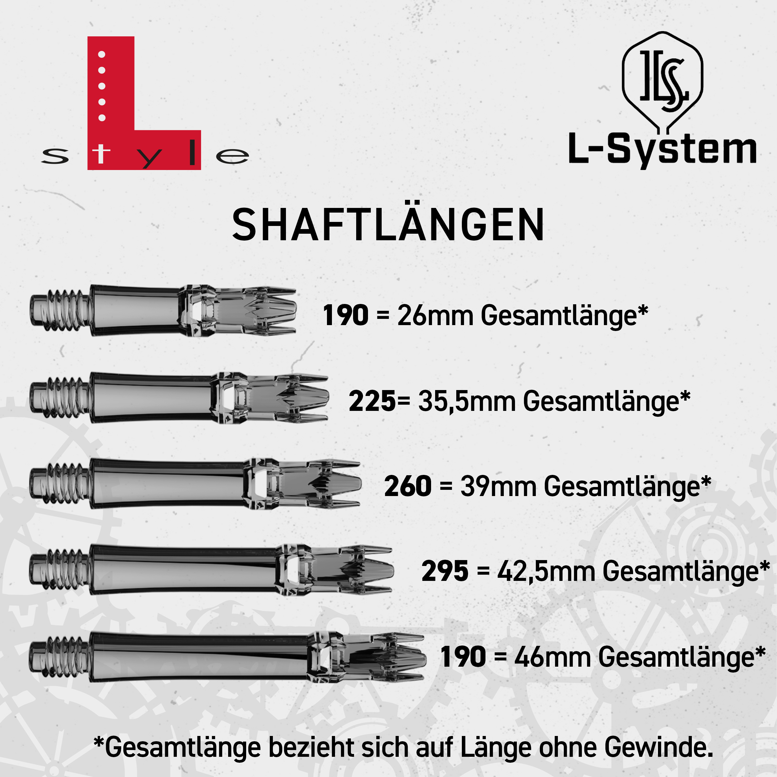 L-Style - L-System Shaft - Clear Black