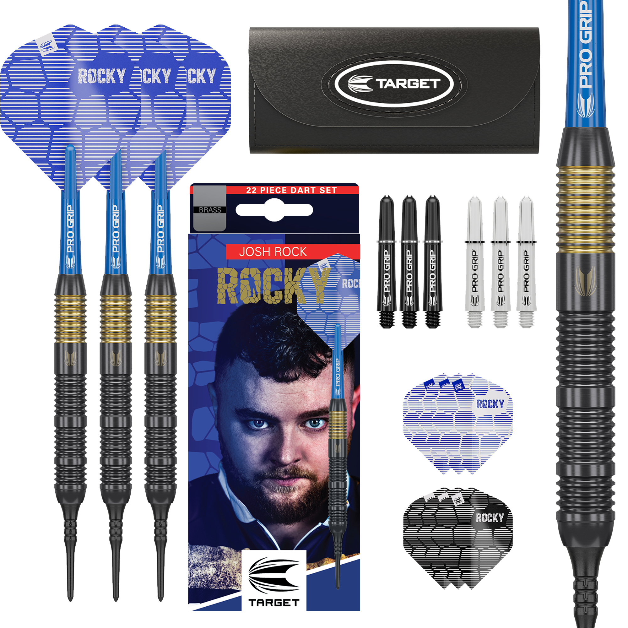 Target - Josh Rock Brass - Softdart Target - Josh Rock Brass - Softdart
