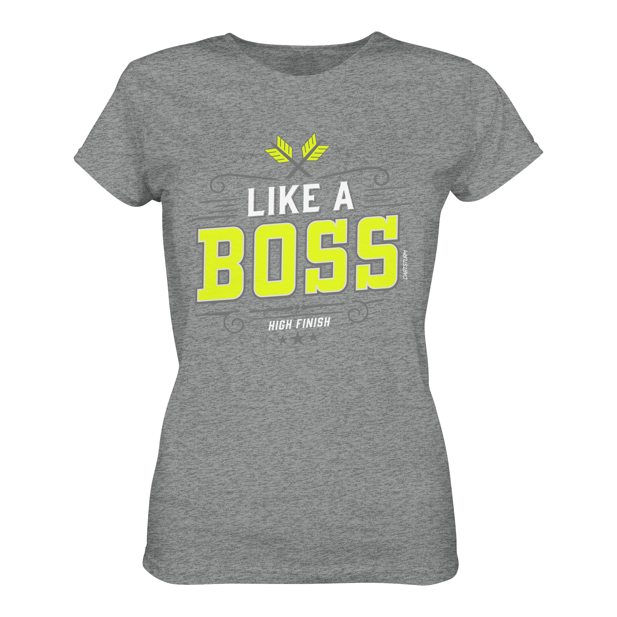 DartSturm - Like a Boss Yellow - Ladies Premium Shirt DartSturm - Like a Boss Yellow - Ladies Premium Shirt