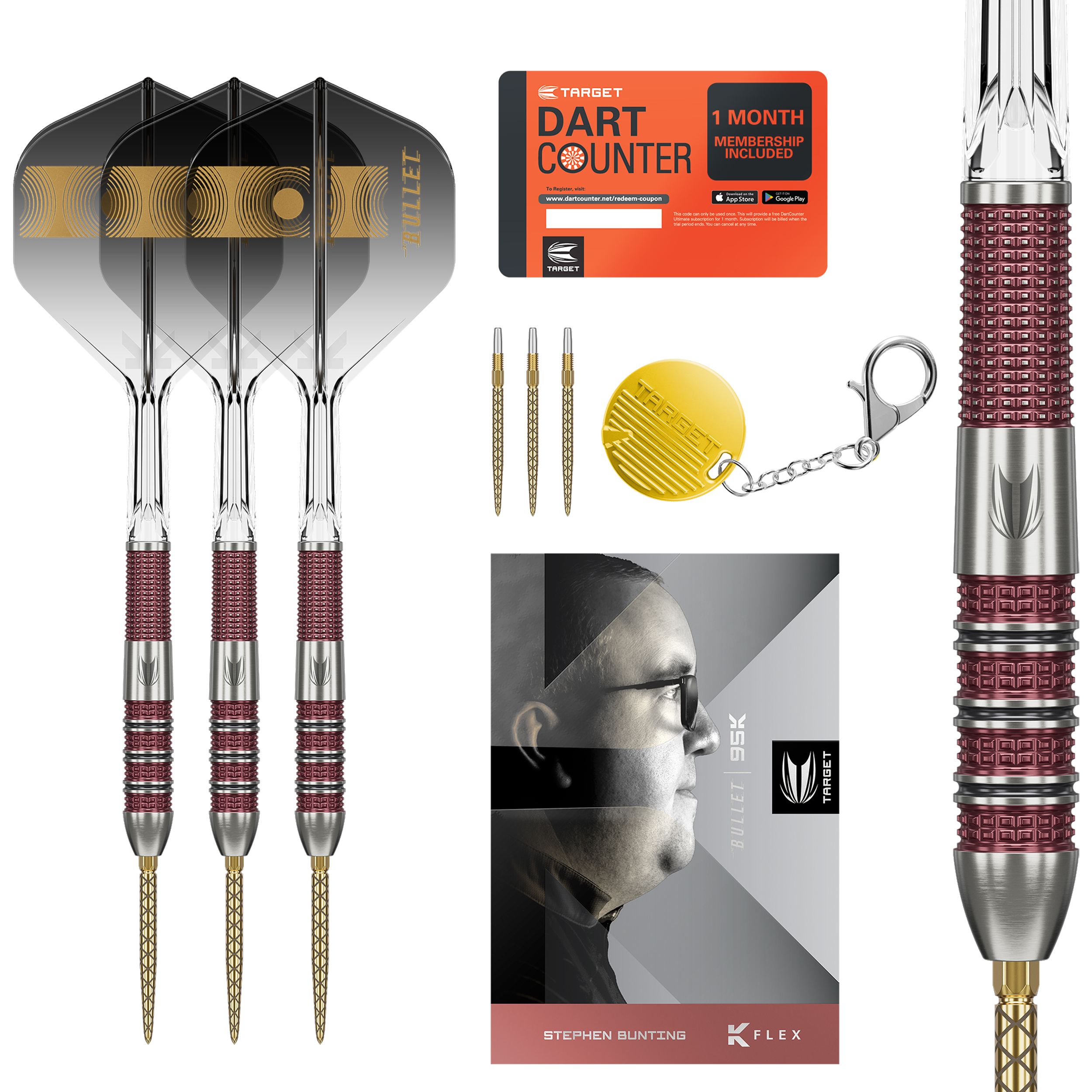 Target - Swiss Point - 95K - Stephen Bunting - Steeldart Target - Swiss Point - 95K - Stephen Bunting - Steeldart