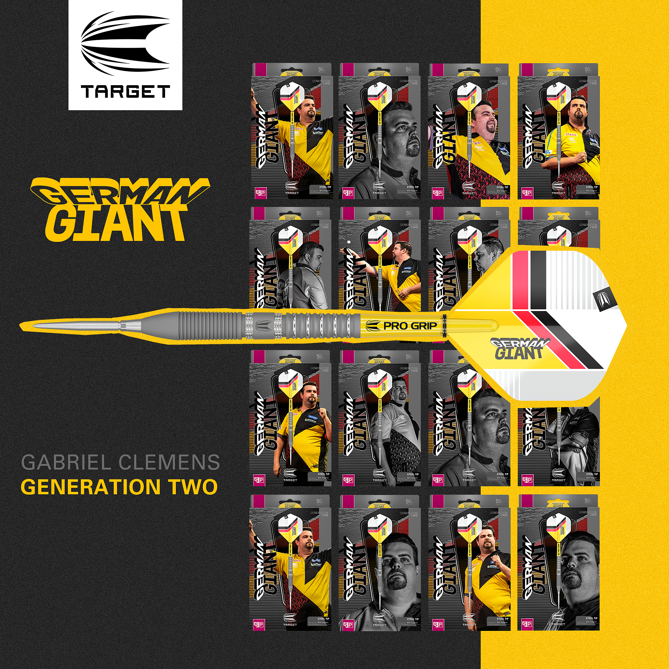 Target - Swiss Point - Gabriel Clemens GEN 2 - Steeldart Target - Swiss Point - Gabriel Clemens GEN 2 - Steeldart