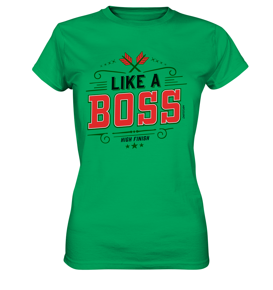 DartSturm - Like a Boss Red - Ladies Premium Shirt DartSturm - Like a Boss Red - Ladies Premium Shirt